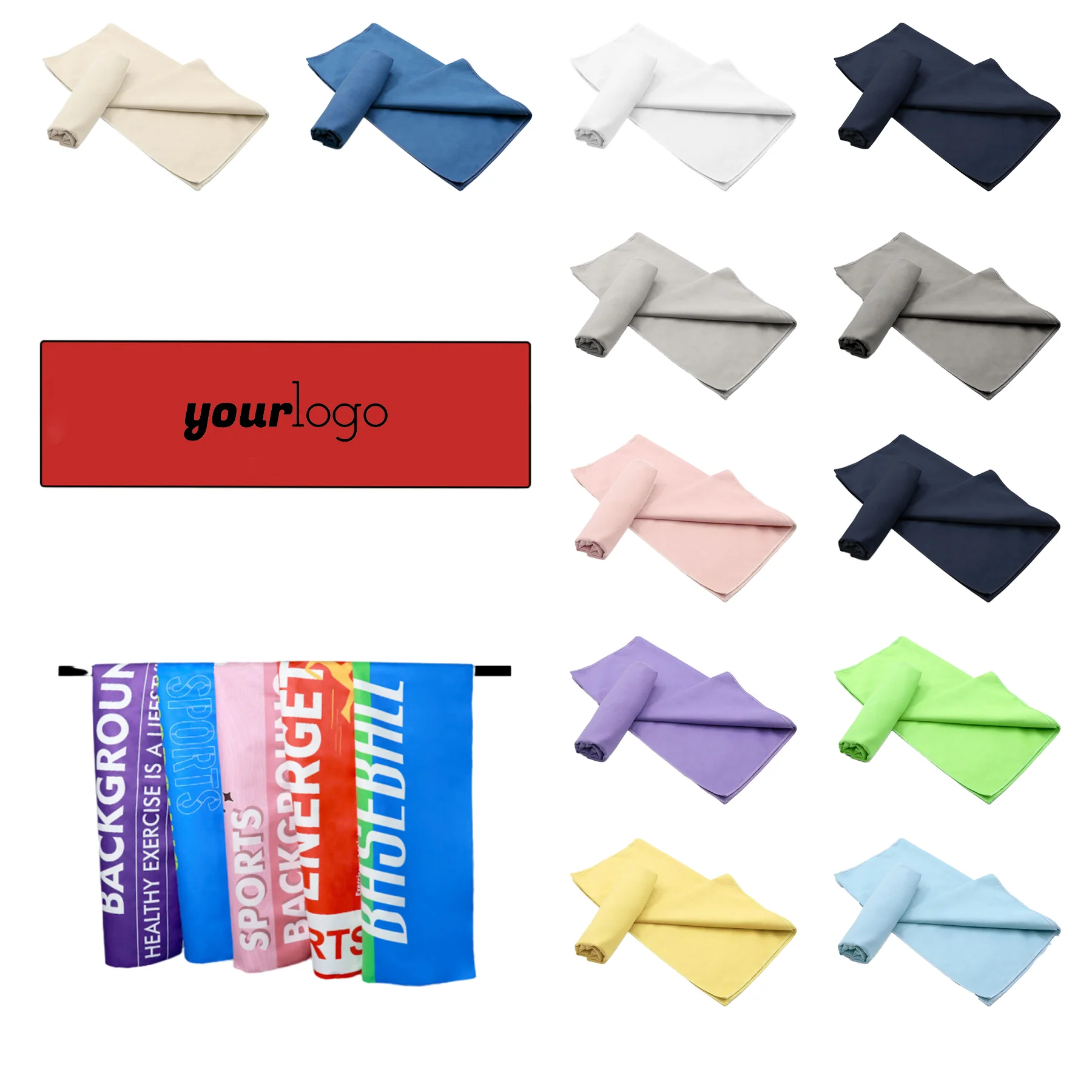 Microfiber Double-Sided Wool Quick-Drying Sports Towel