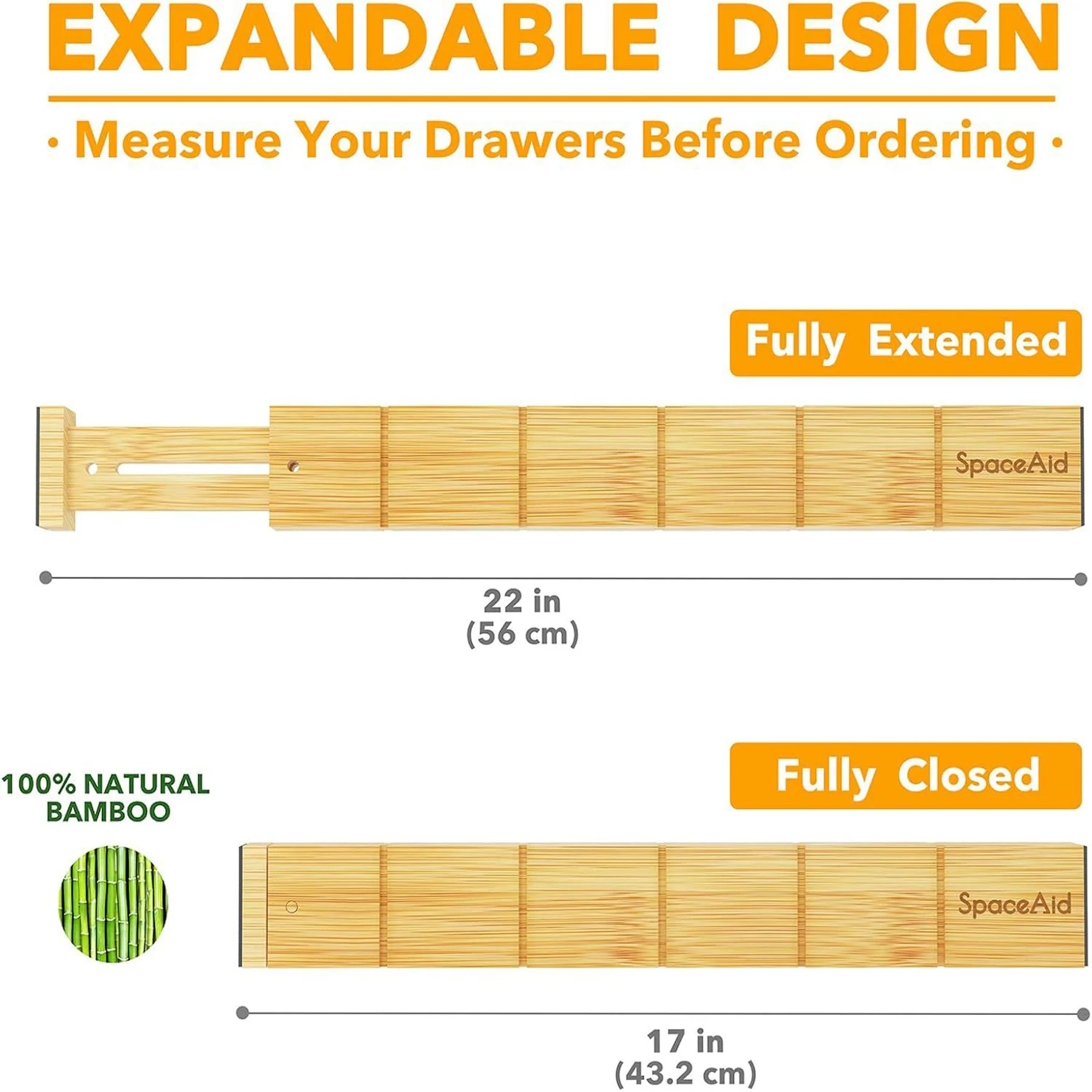 Adjustable Telescopic Drawer Divider Set
