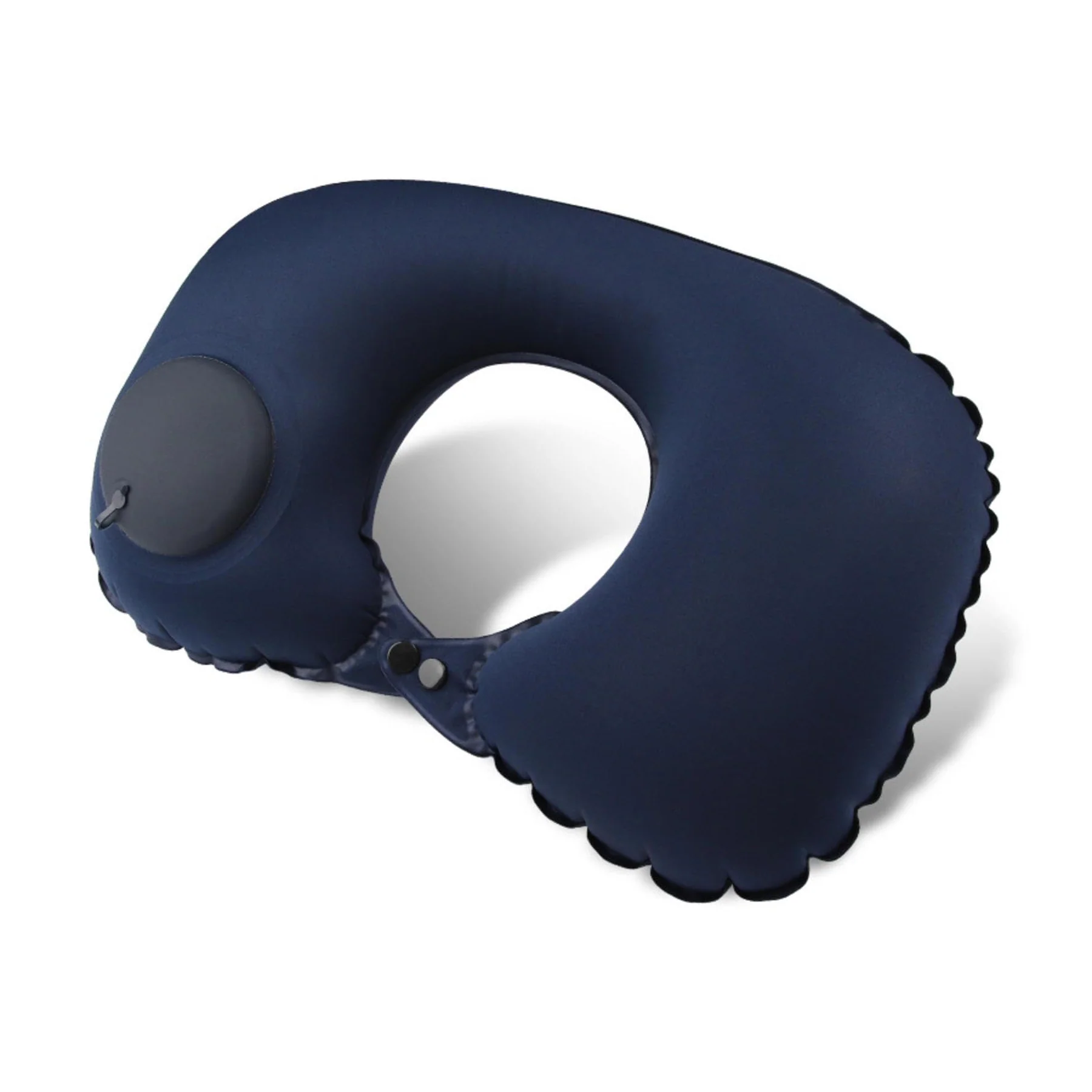 Press-To-Auto-Inflate Portable Travel Neck Support