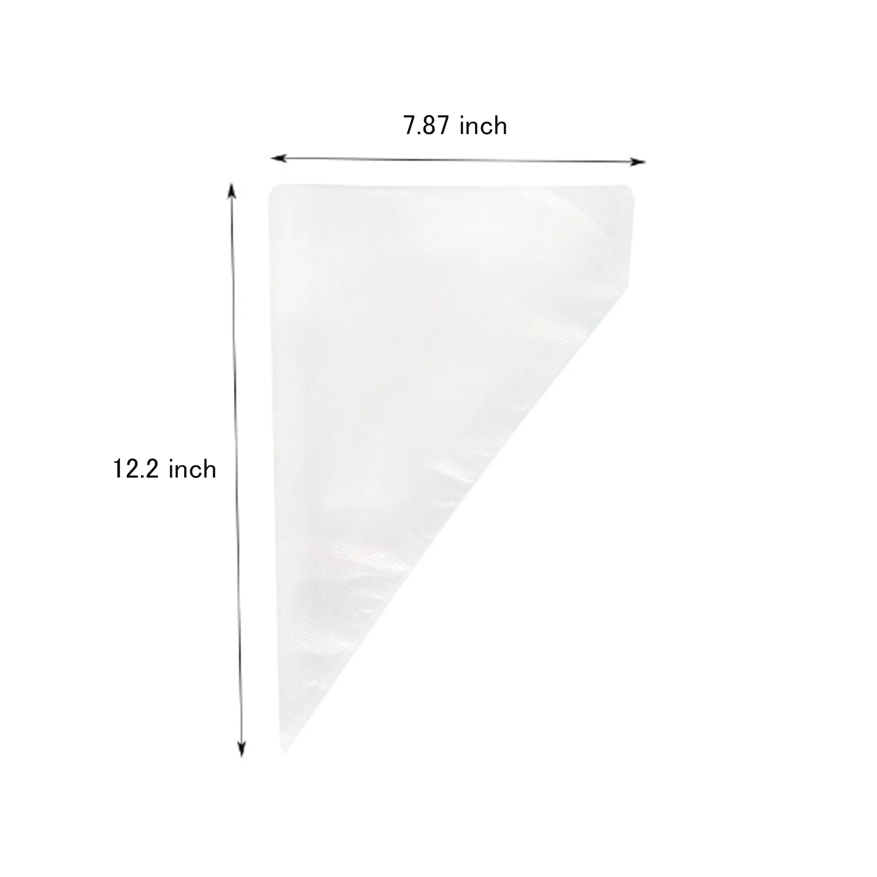 100Pcs Disposable 12.2In Piping Bags