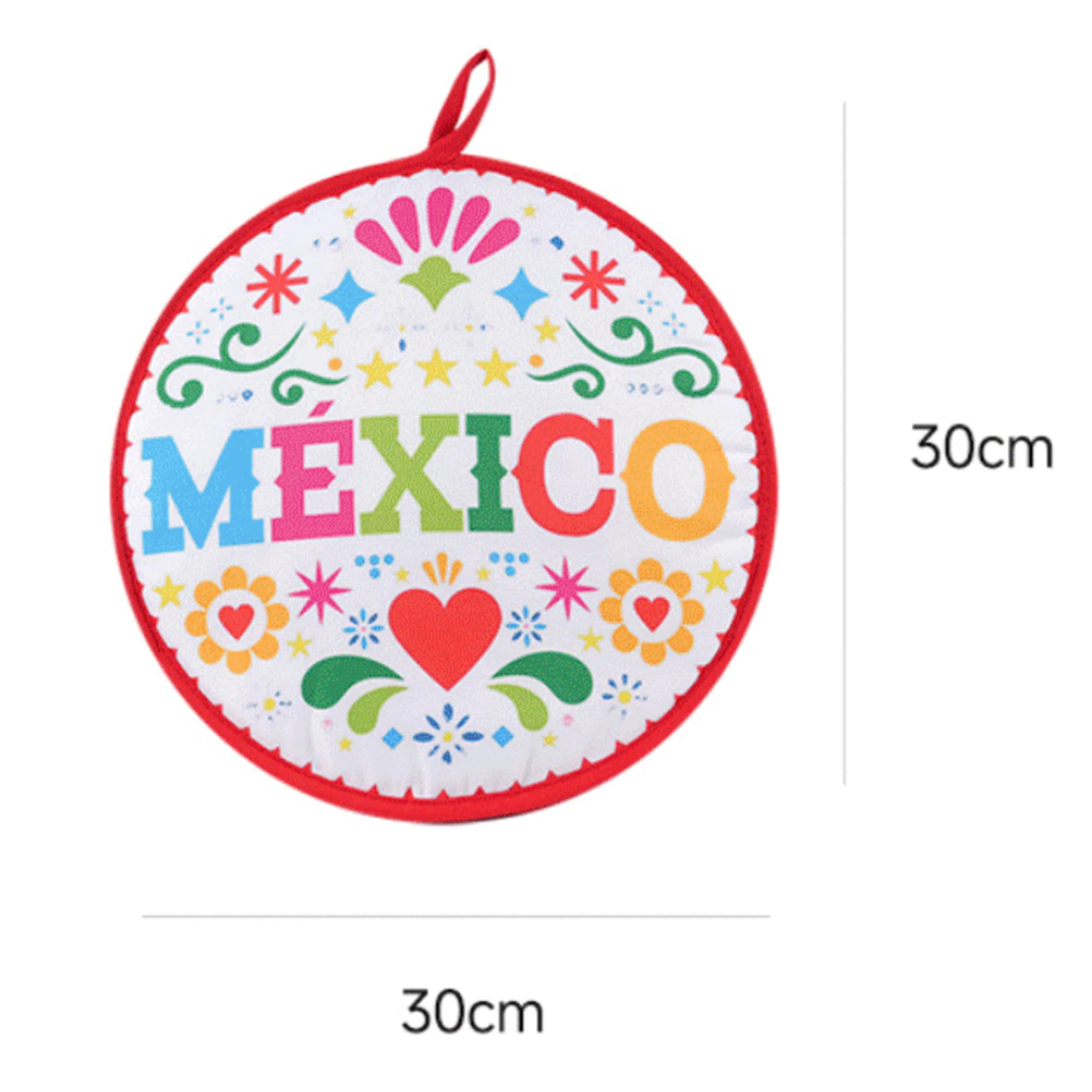 12 Inch Round Insulated & Microwavable Tortilla Warmer Pouch