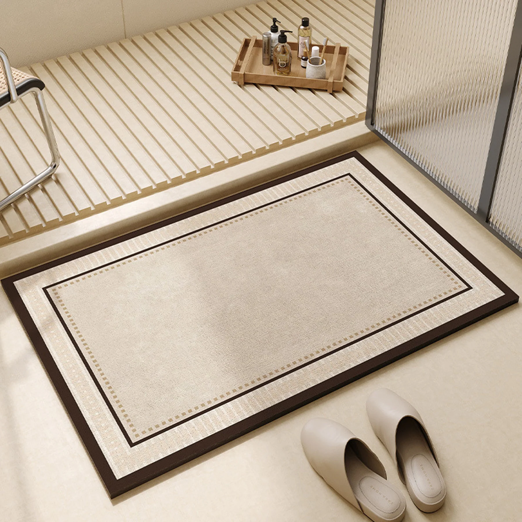 Customizable Quick-Drying Non-Slip Bathroom Mat