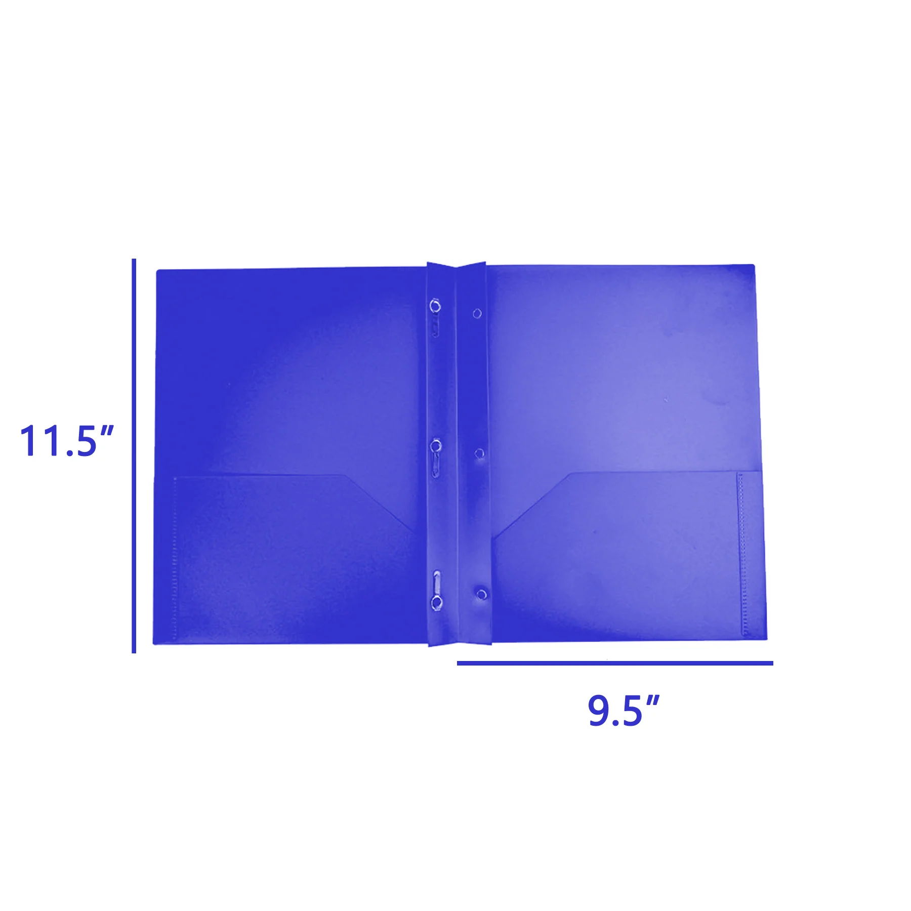 A4 Size Plastic File Folder With Pockets