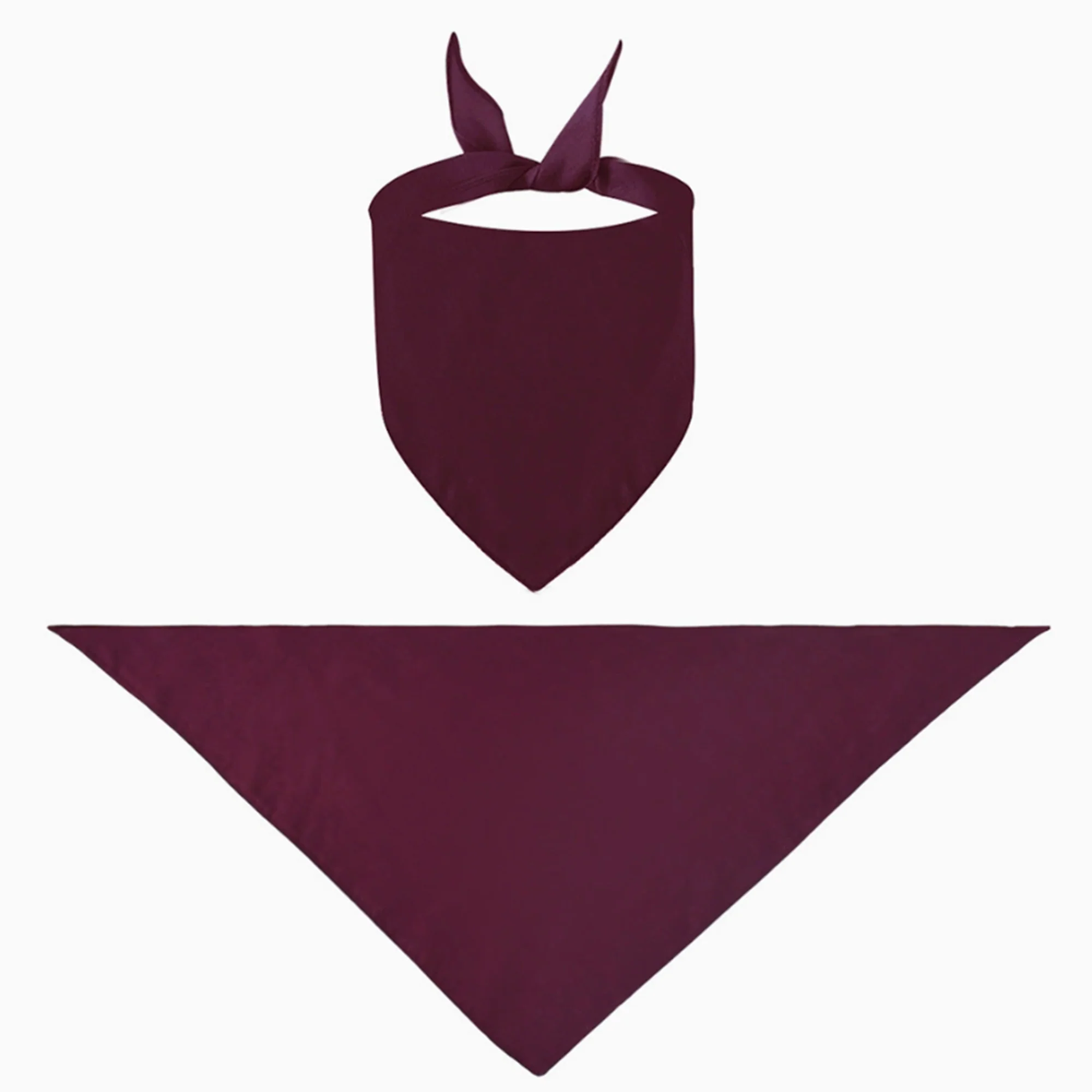 Polyester Full Color Triangle Pet Bandanna (25"x17"x17")