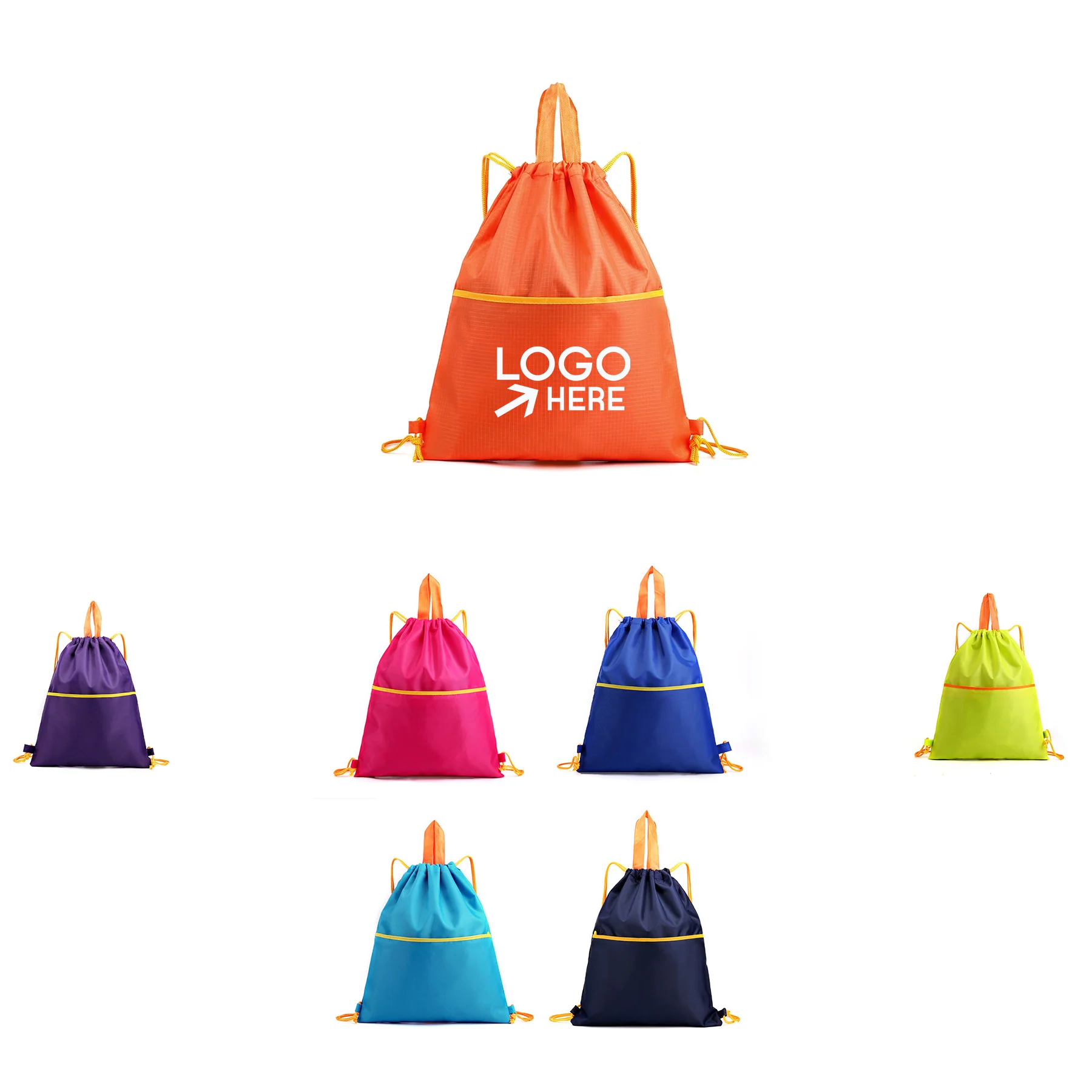 420D Oxford Fabric Drawstring Sports Bag