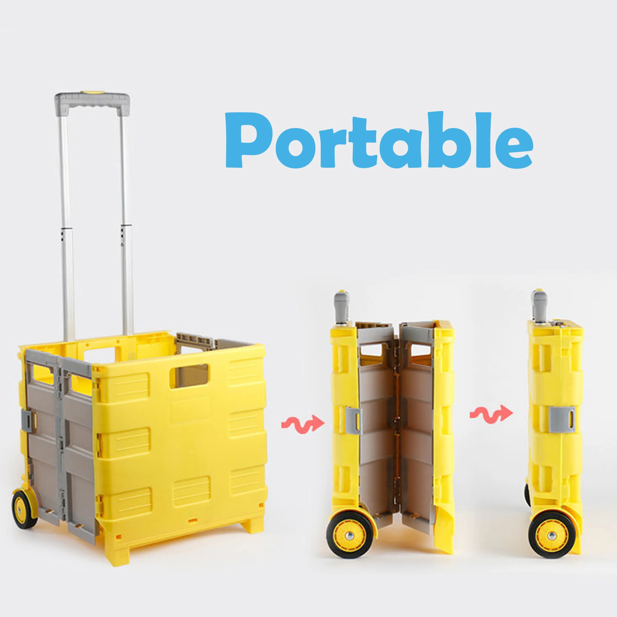 Foldable Portable Luggage Trolley