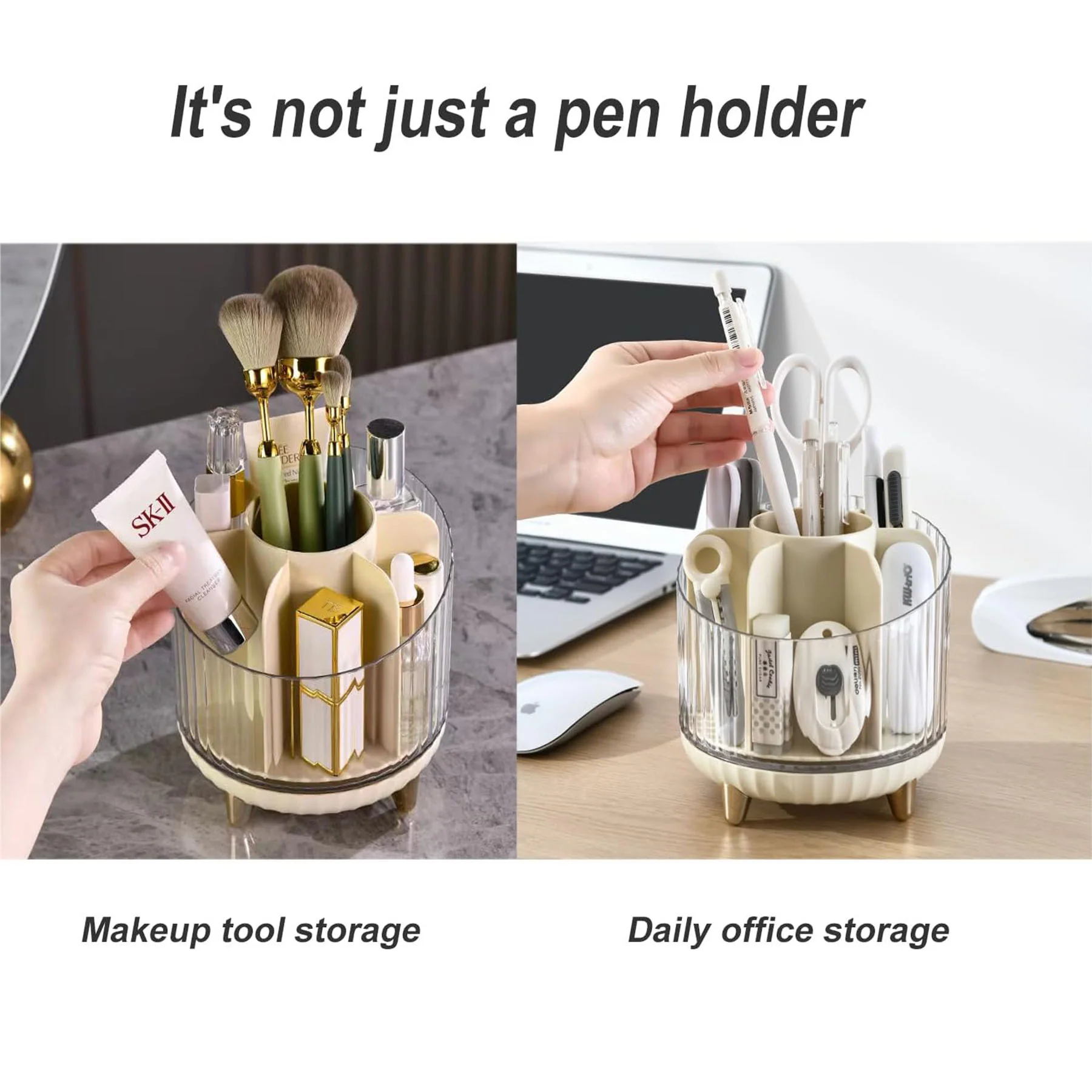 360 Degrees Rotating Makeup Organizer