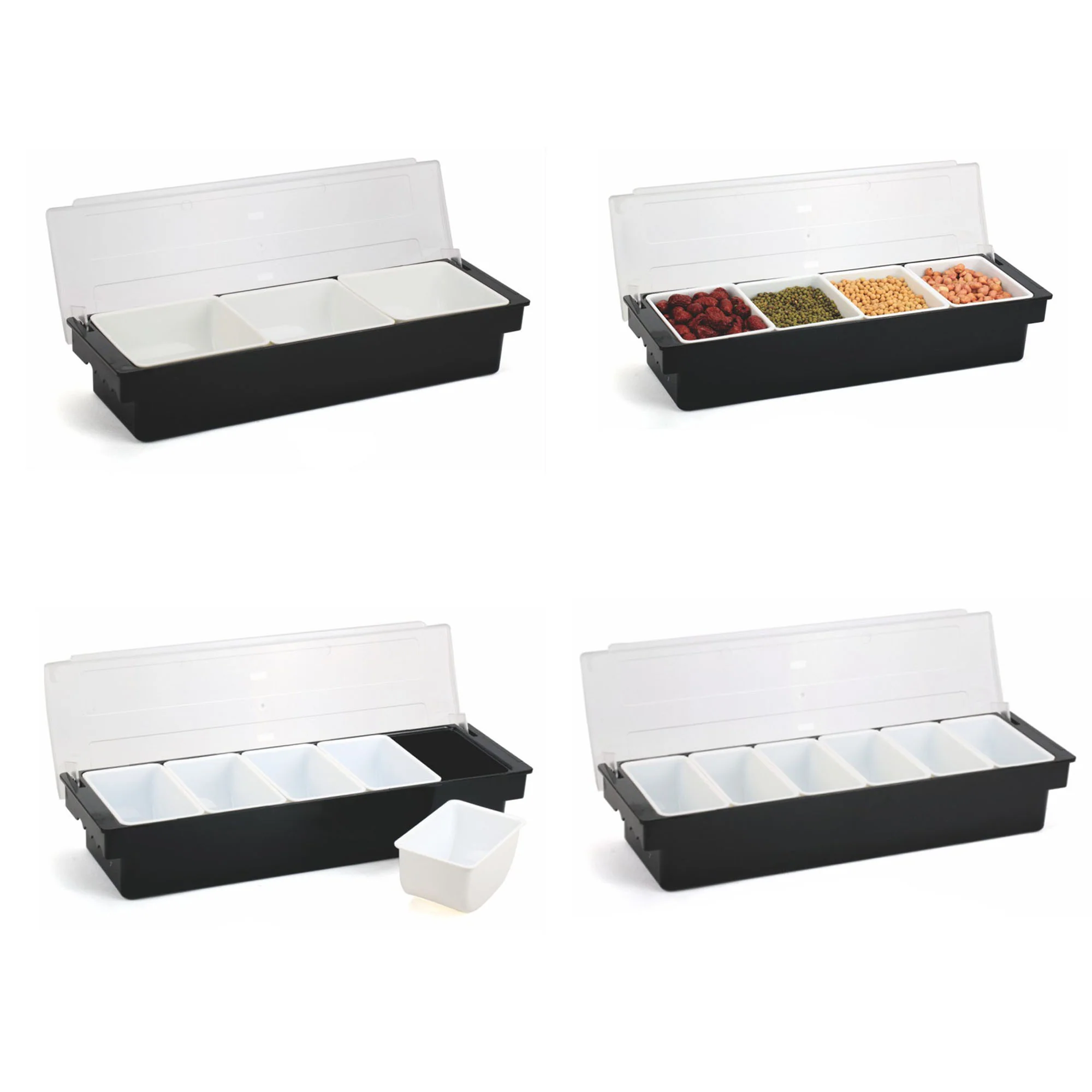 Divided Container With Removable Boxes