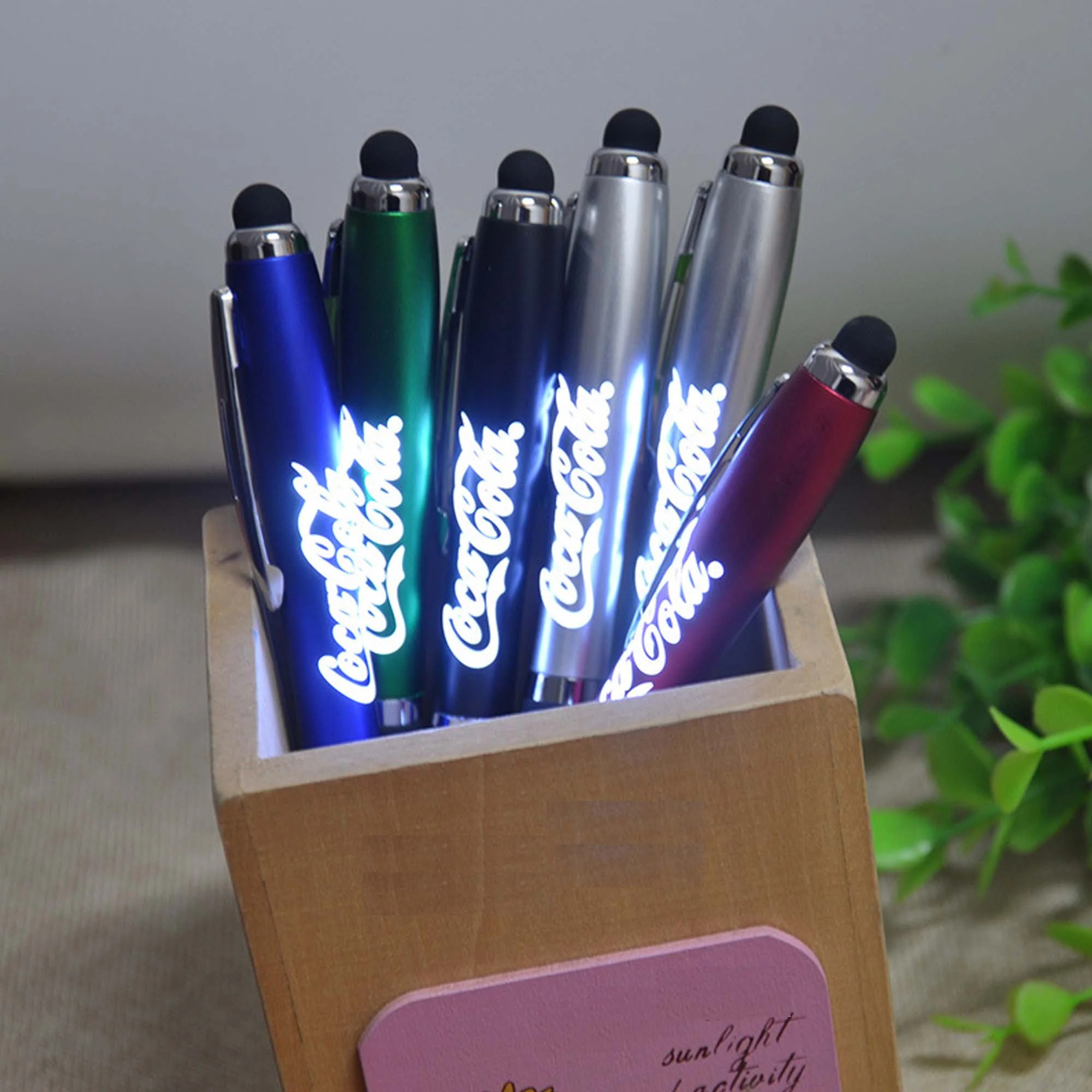 Creative Ld Touch Screen Light Box Ballpoint Pen