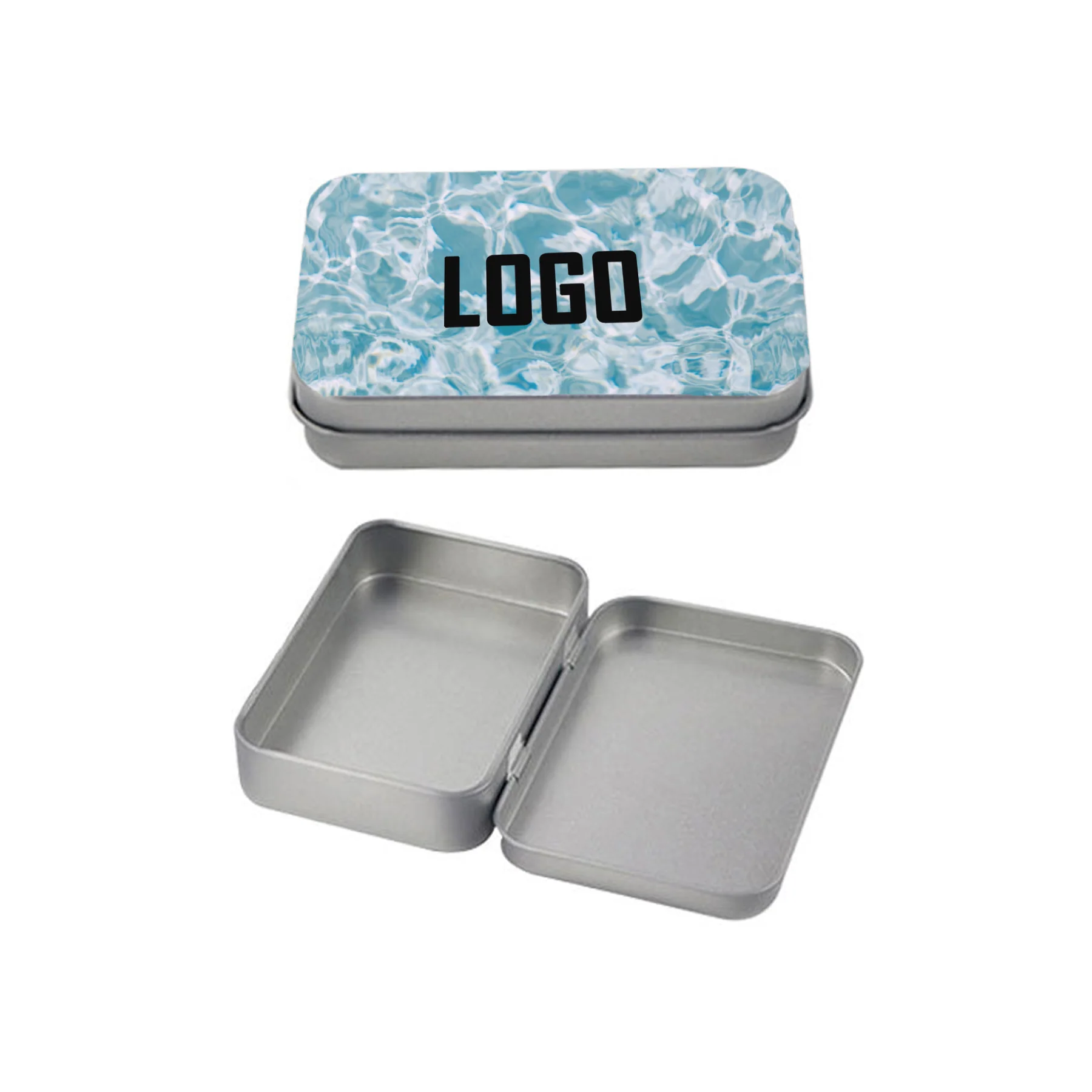 Flat Color Printed Siamese Tin Box