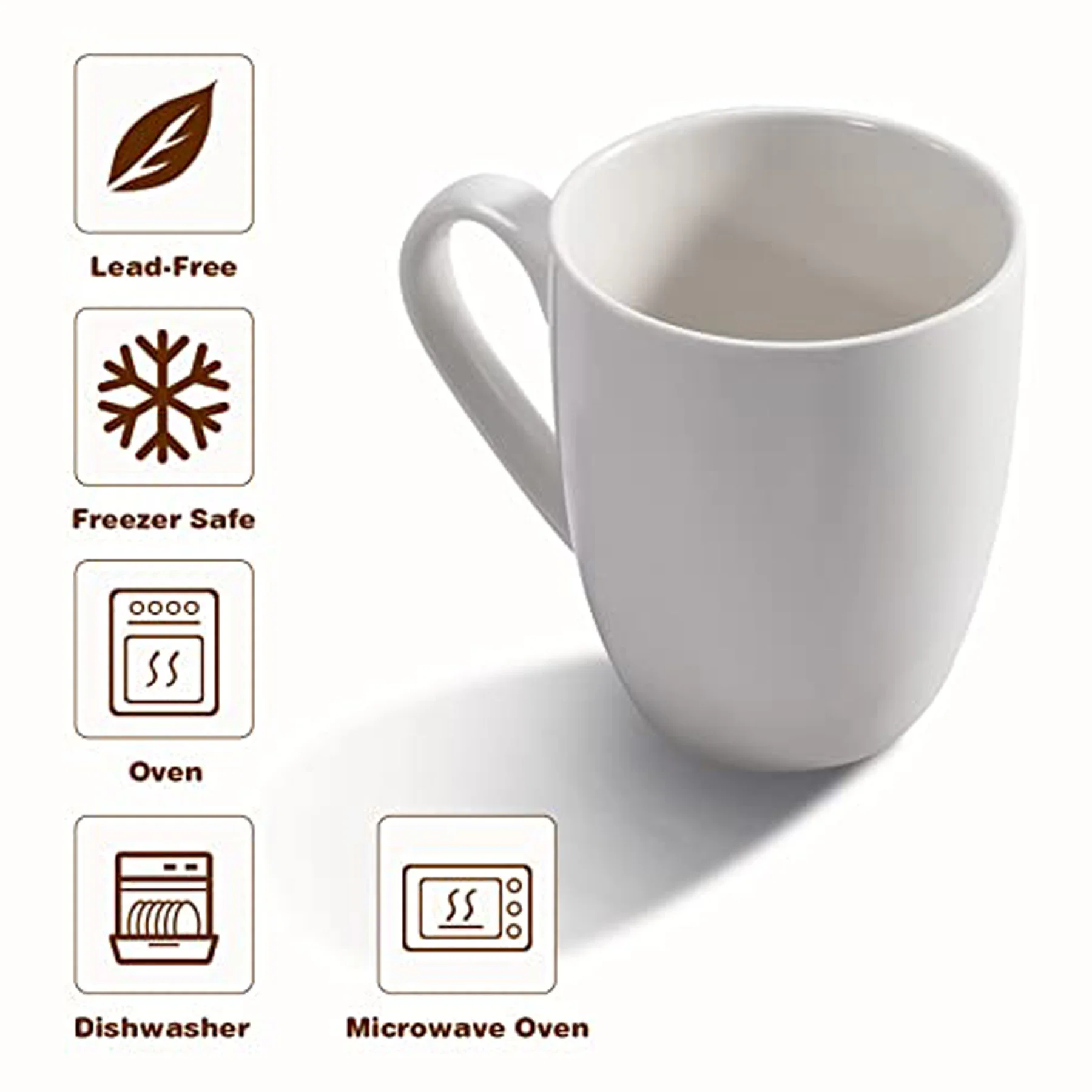 425ml Large Coffee Mug with Handle