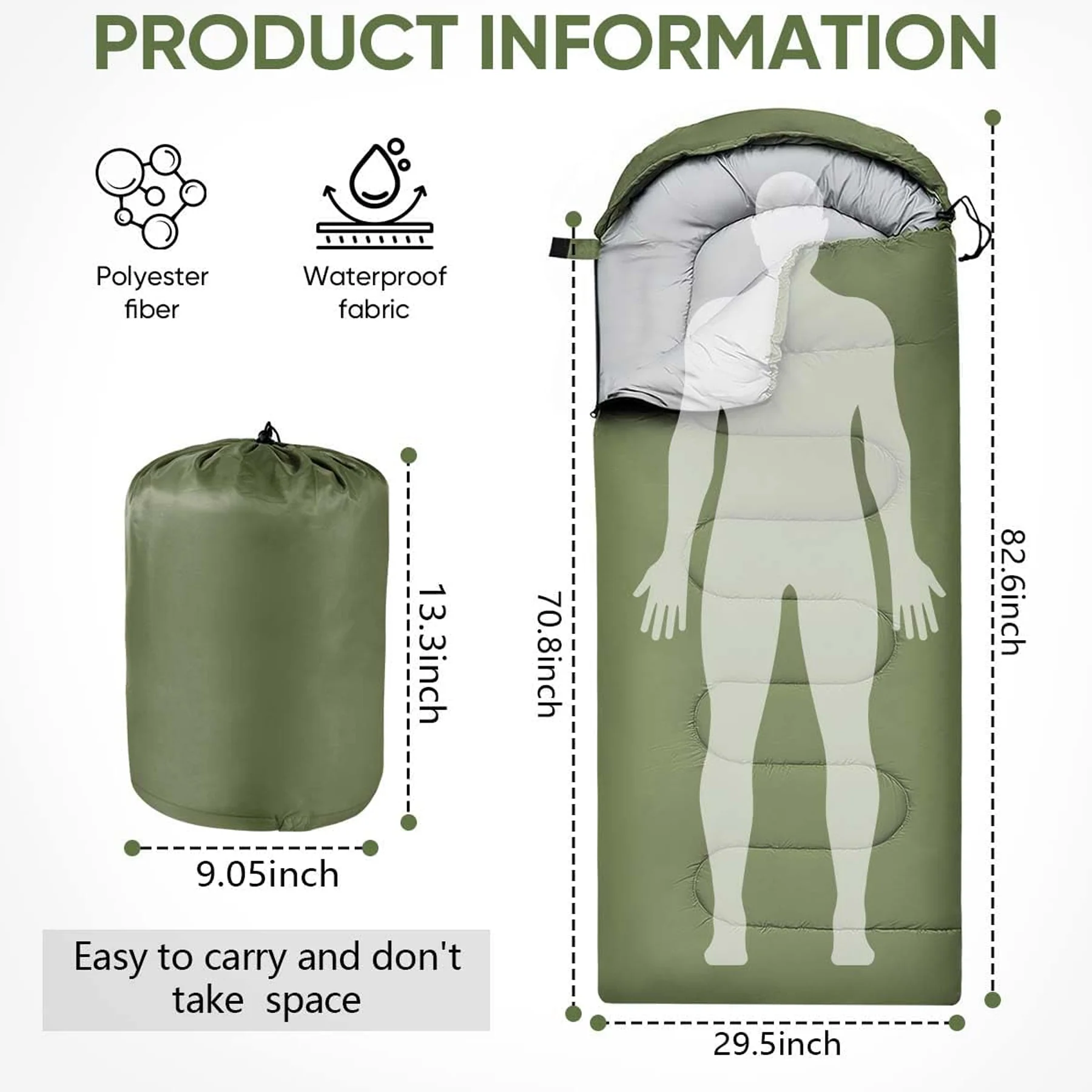 Waterproof Camping Warm Sleeping Bag