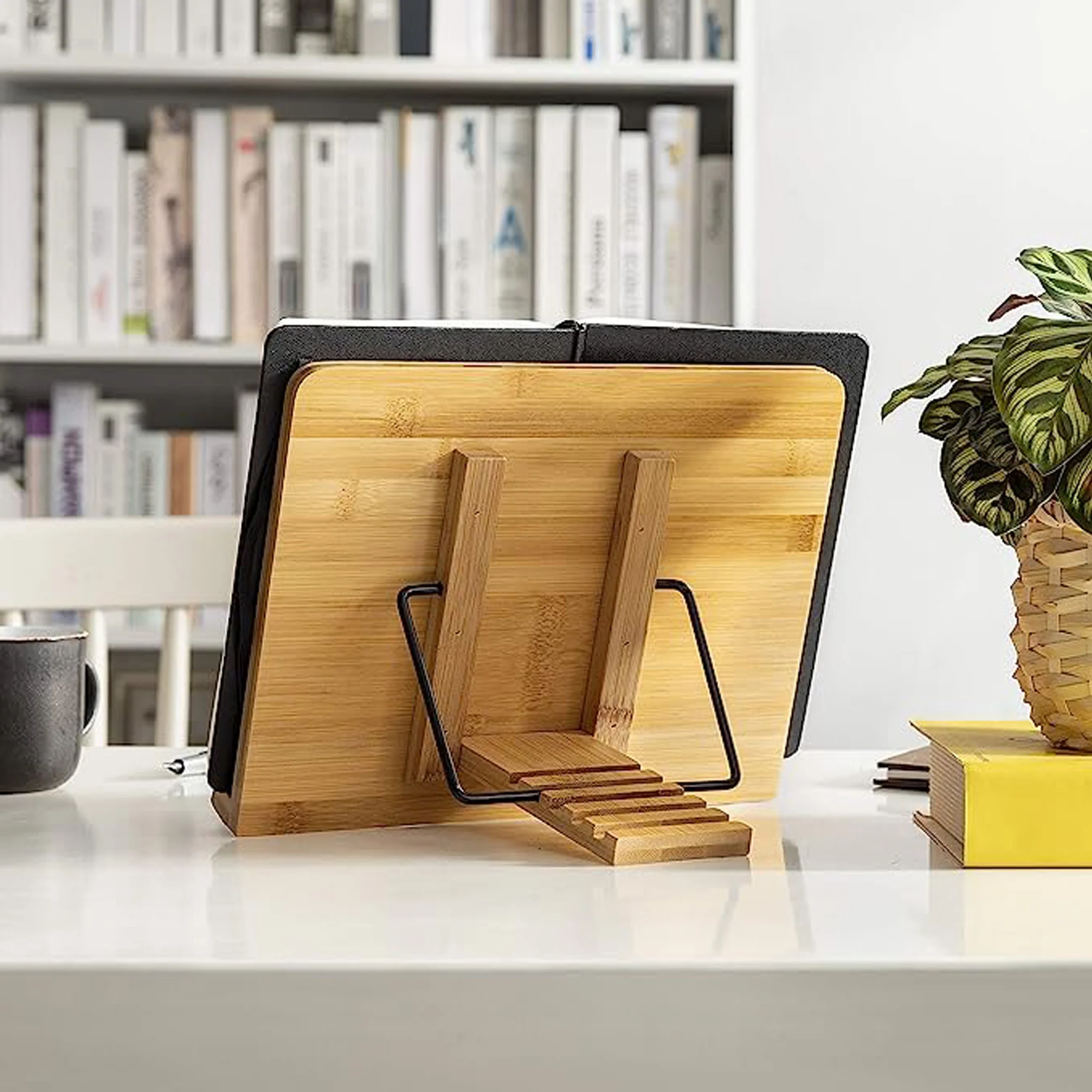 Adjustable Book Holder Tray and Page Paper Clips