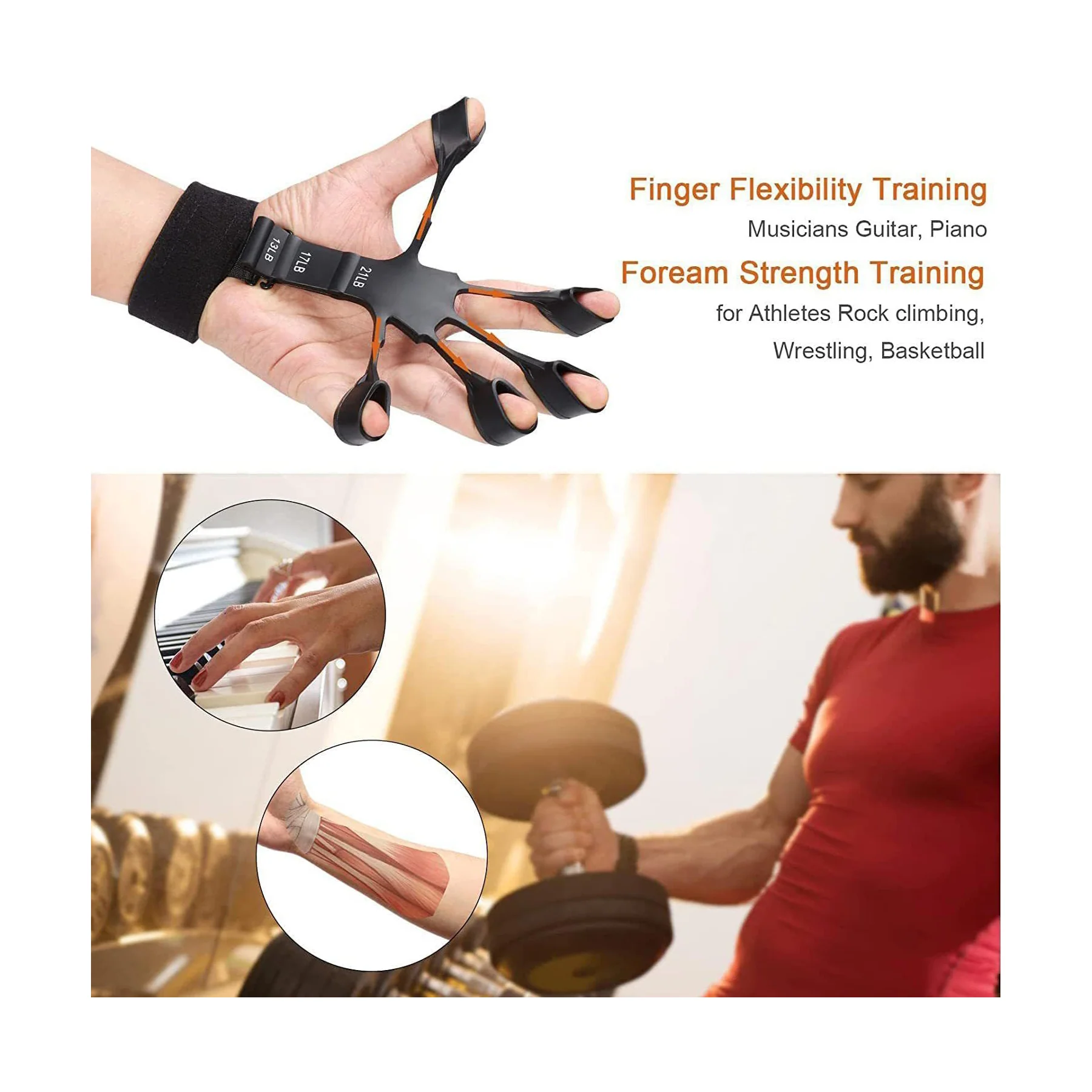 Silicone Finger Grip Training