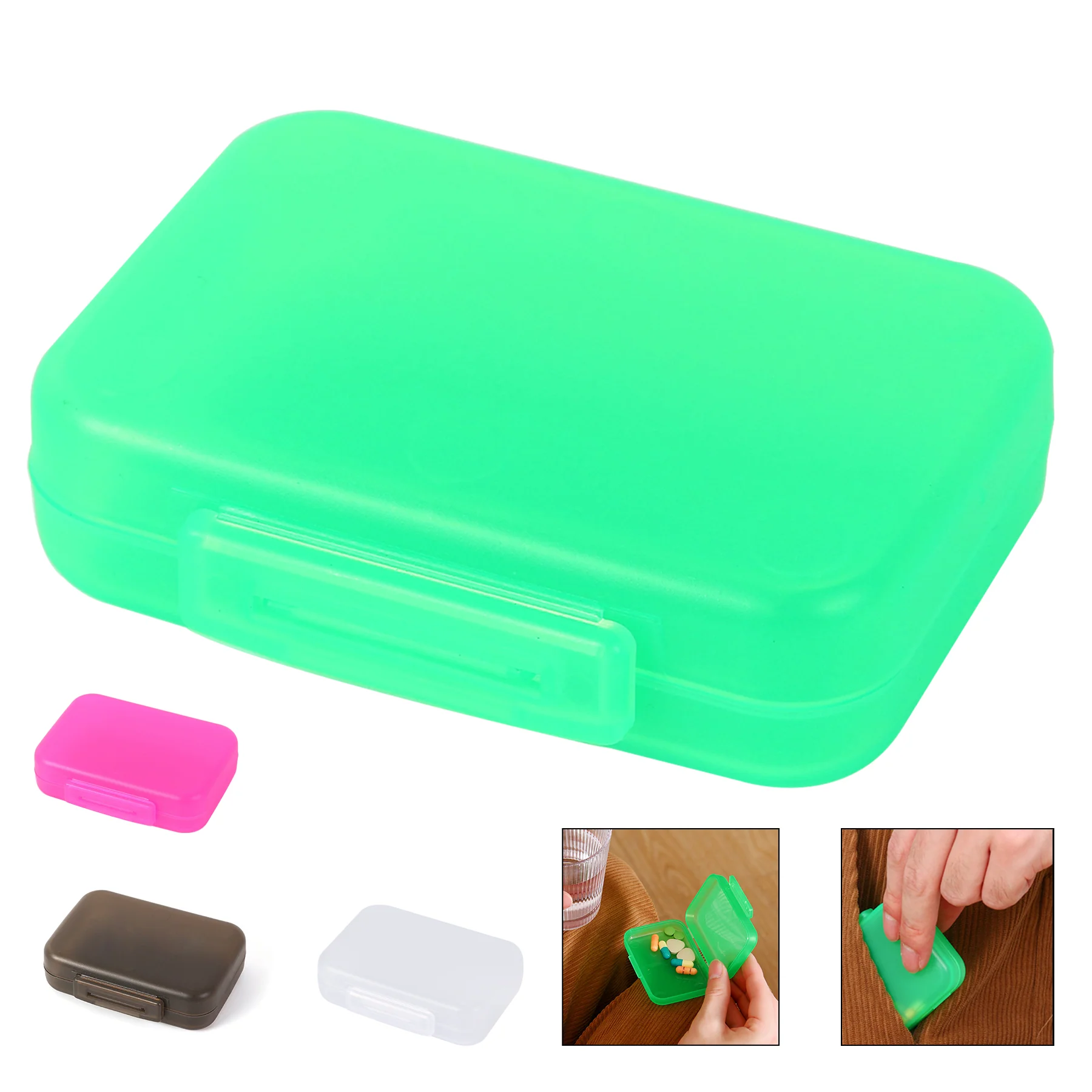 Multi Functional Transparent Plastic Pill Box