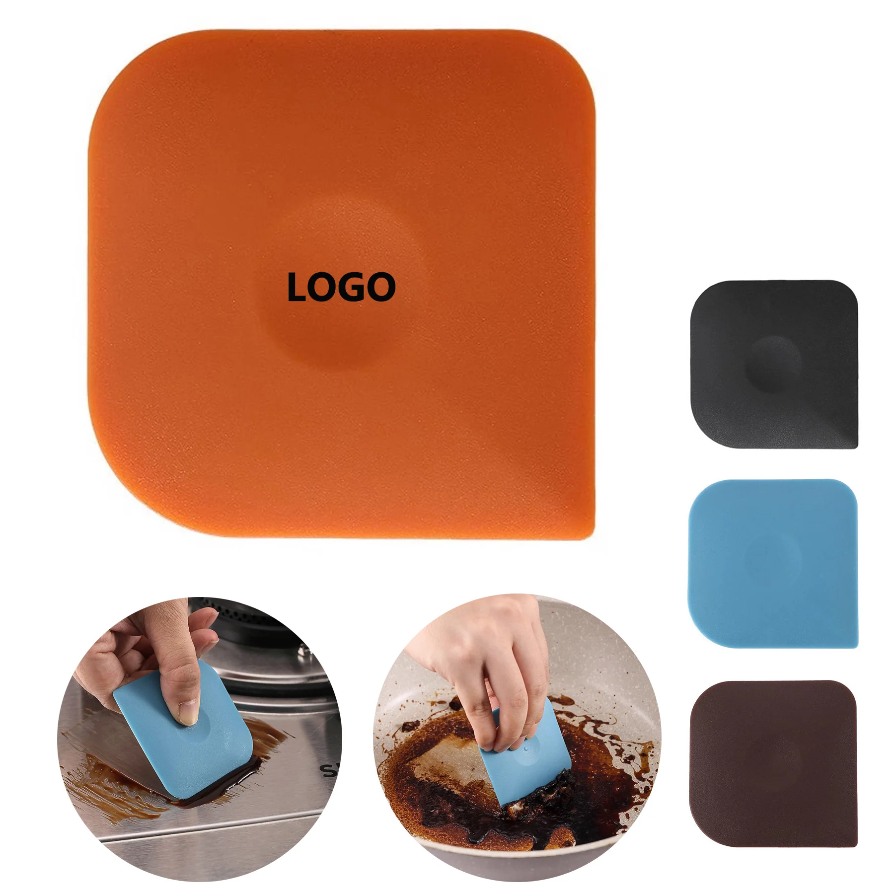 Kitchen Frying Pan Cleaning Scraper-Easy Grease Removal Tool