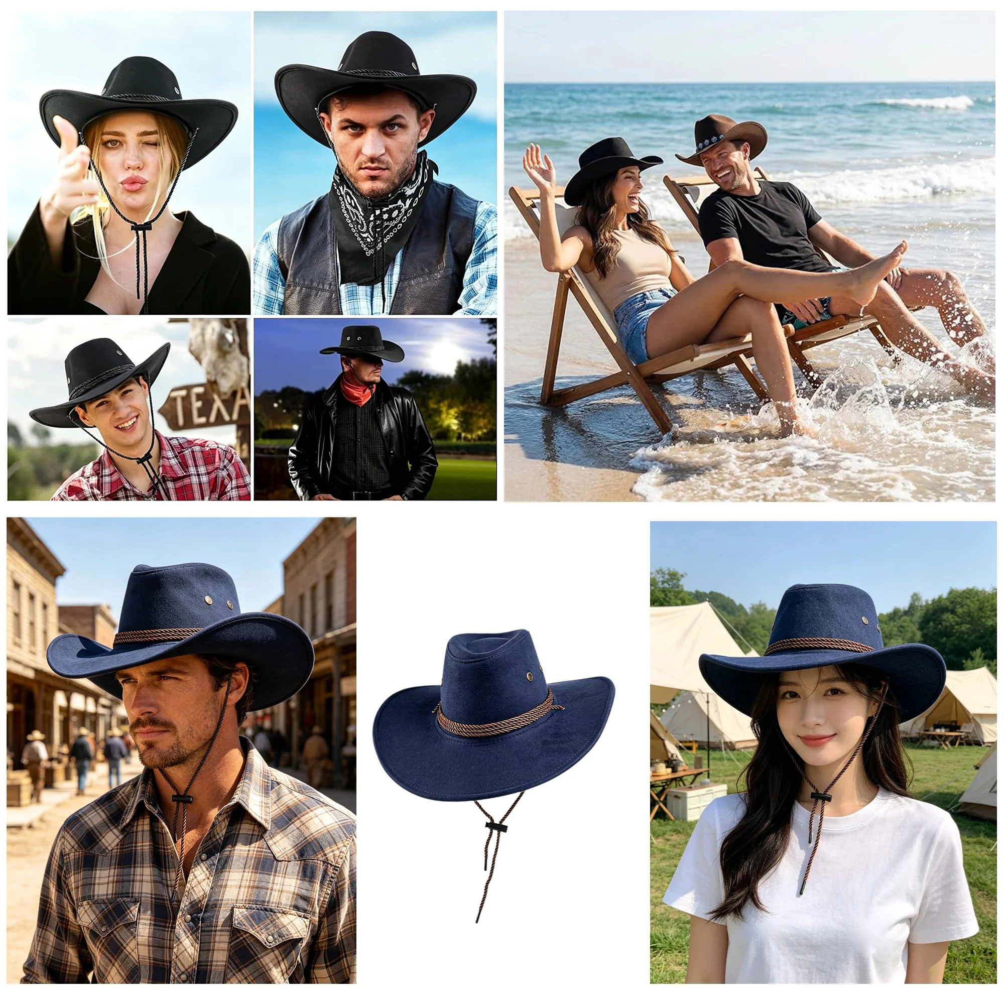 Outdoor Western Cowboy Hat