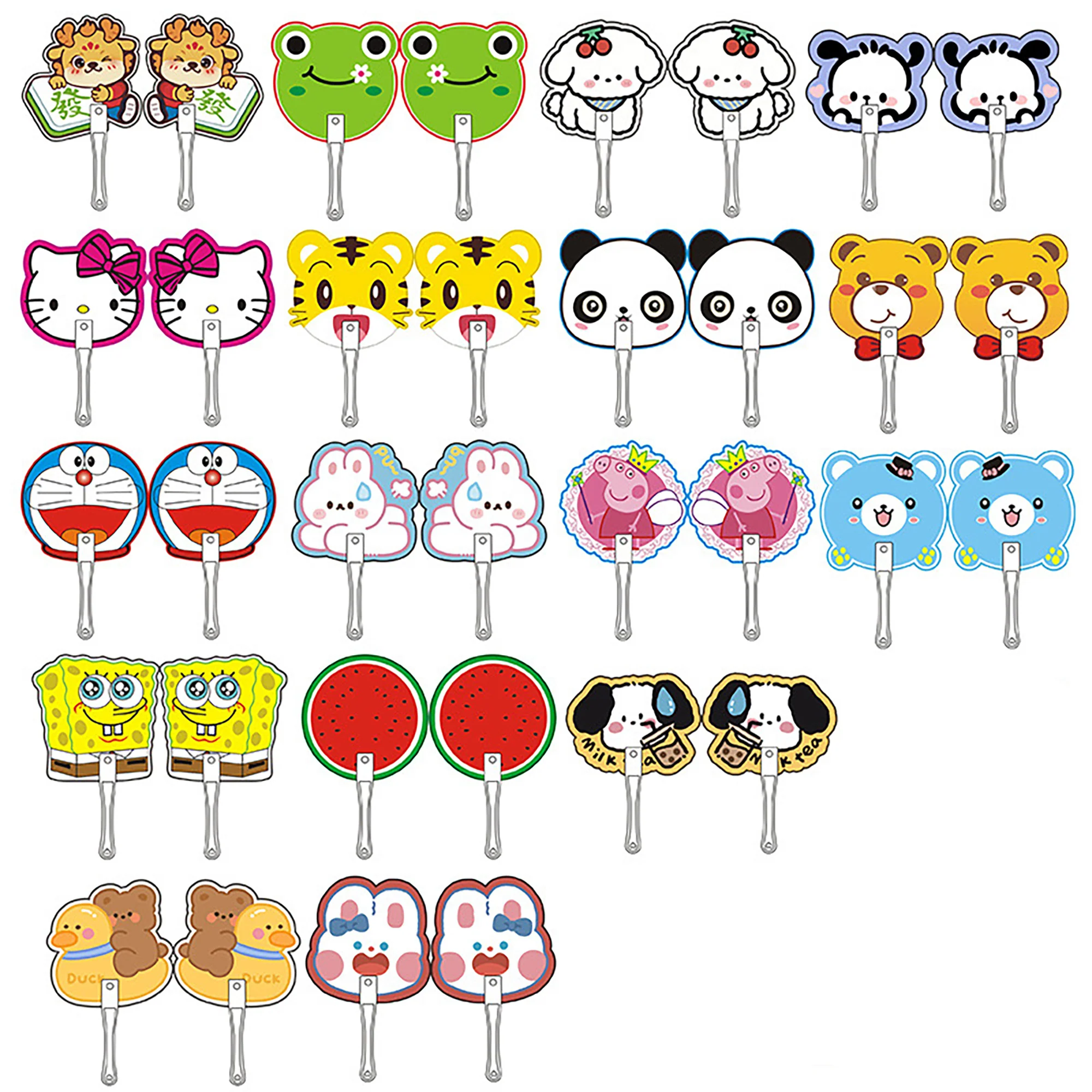 Full Color Advertising Plastic Fan
