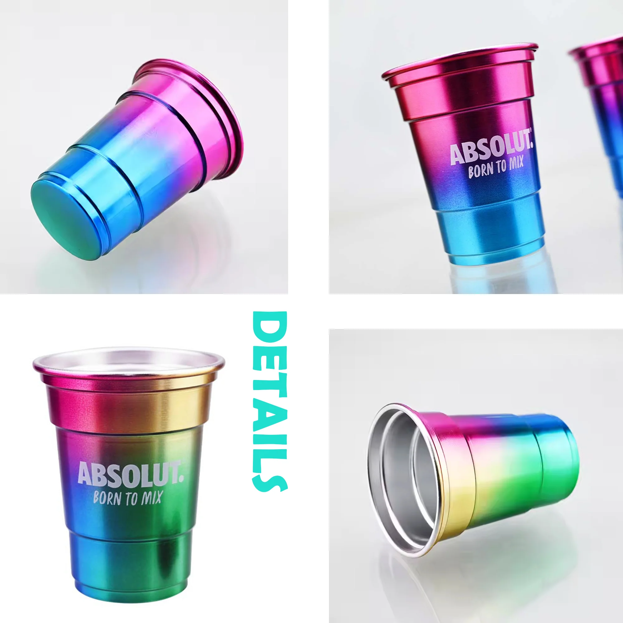 Discoloration Aluminum Cup