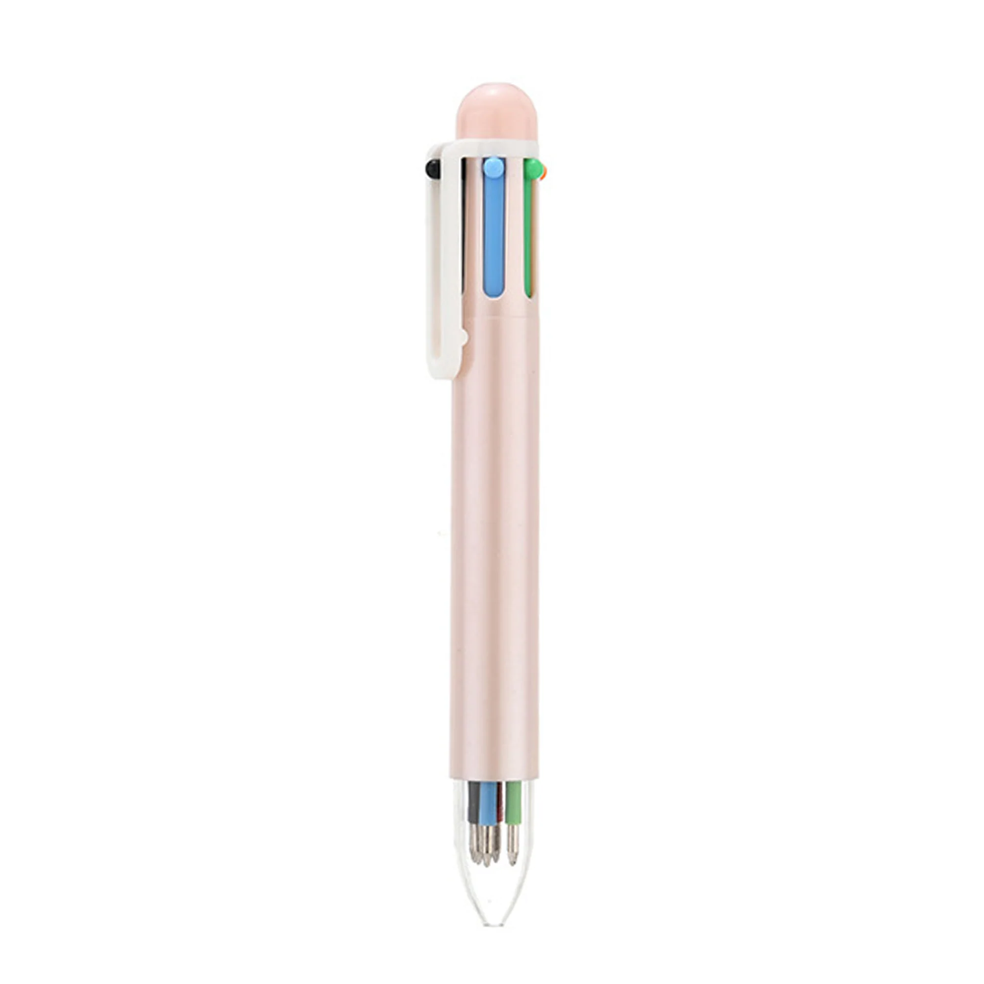 6-Color Push-Button Ballpoint Pen
