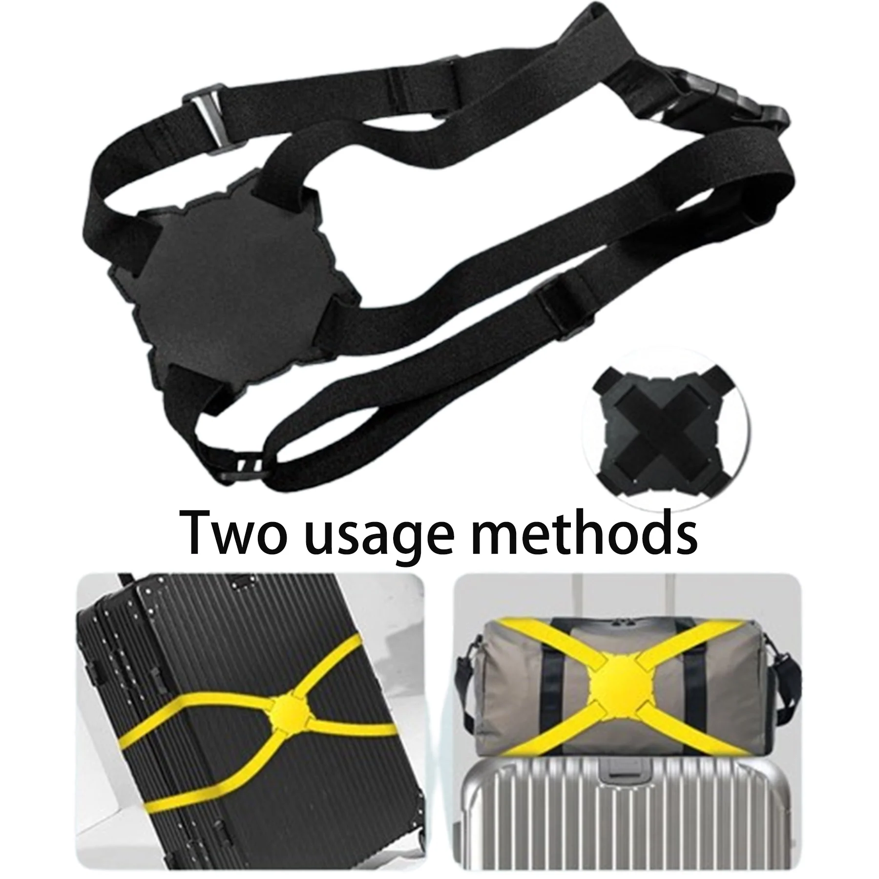 High Elastic Suitcase Adjustable Belt Luggage Strap & Buckle
