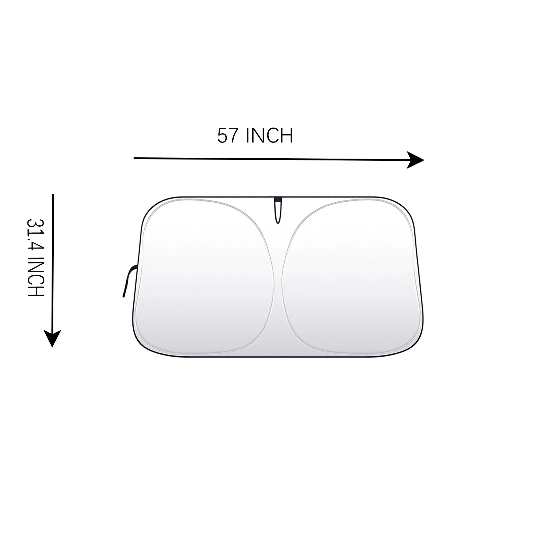 Foldable Windshield Sunshade