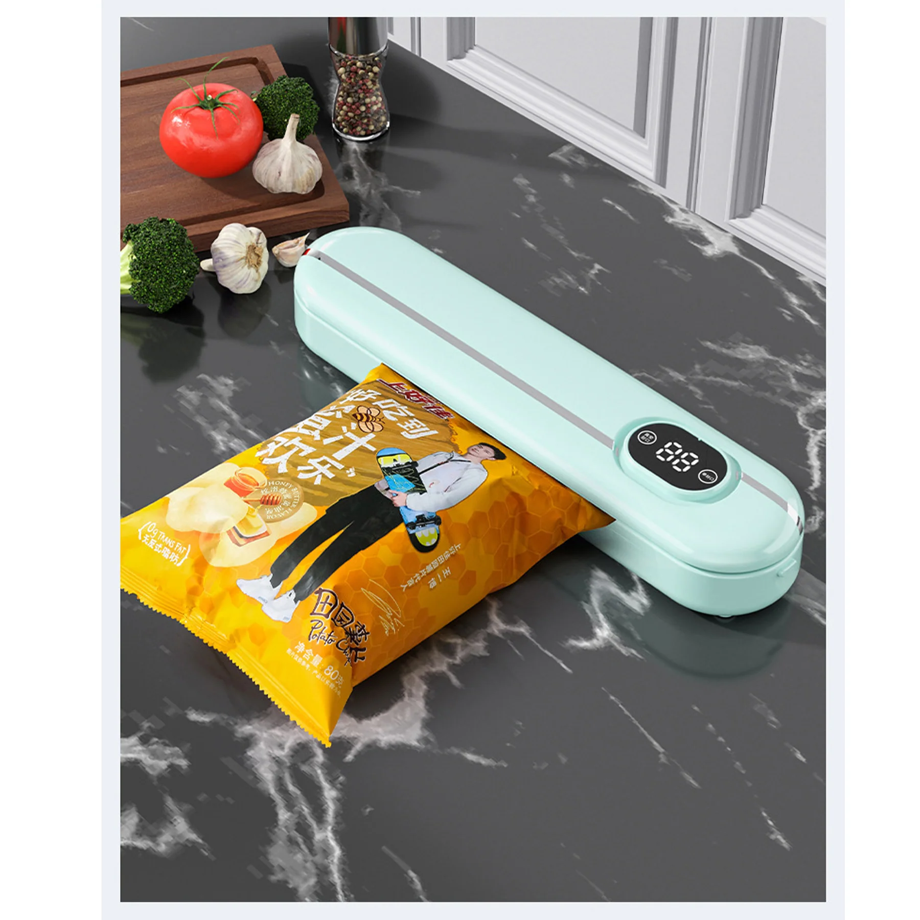 Vacuum Sealer for Food With 10 bags