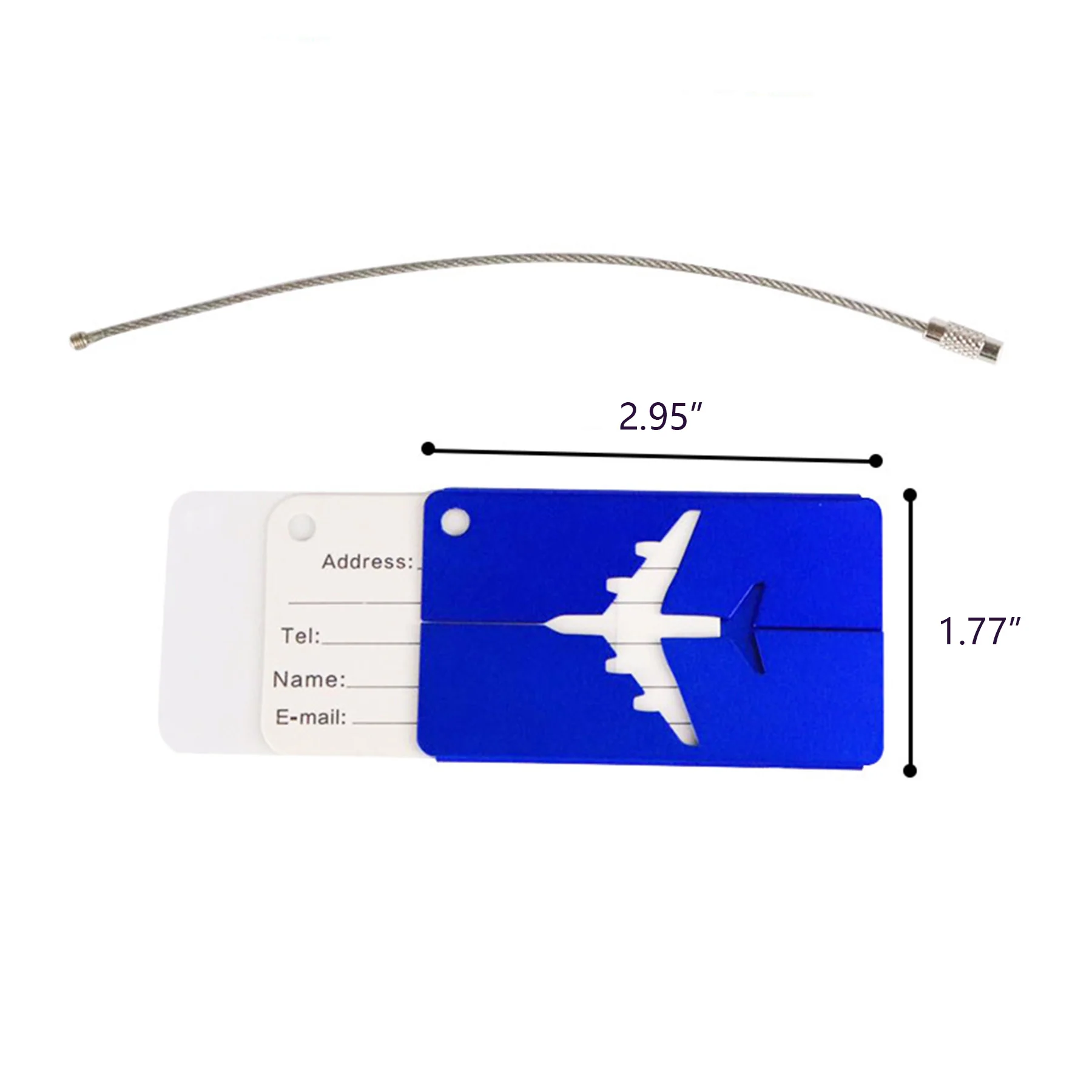 Aluminum Luggage Luggage Tag