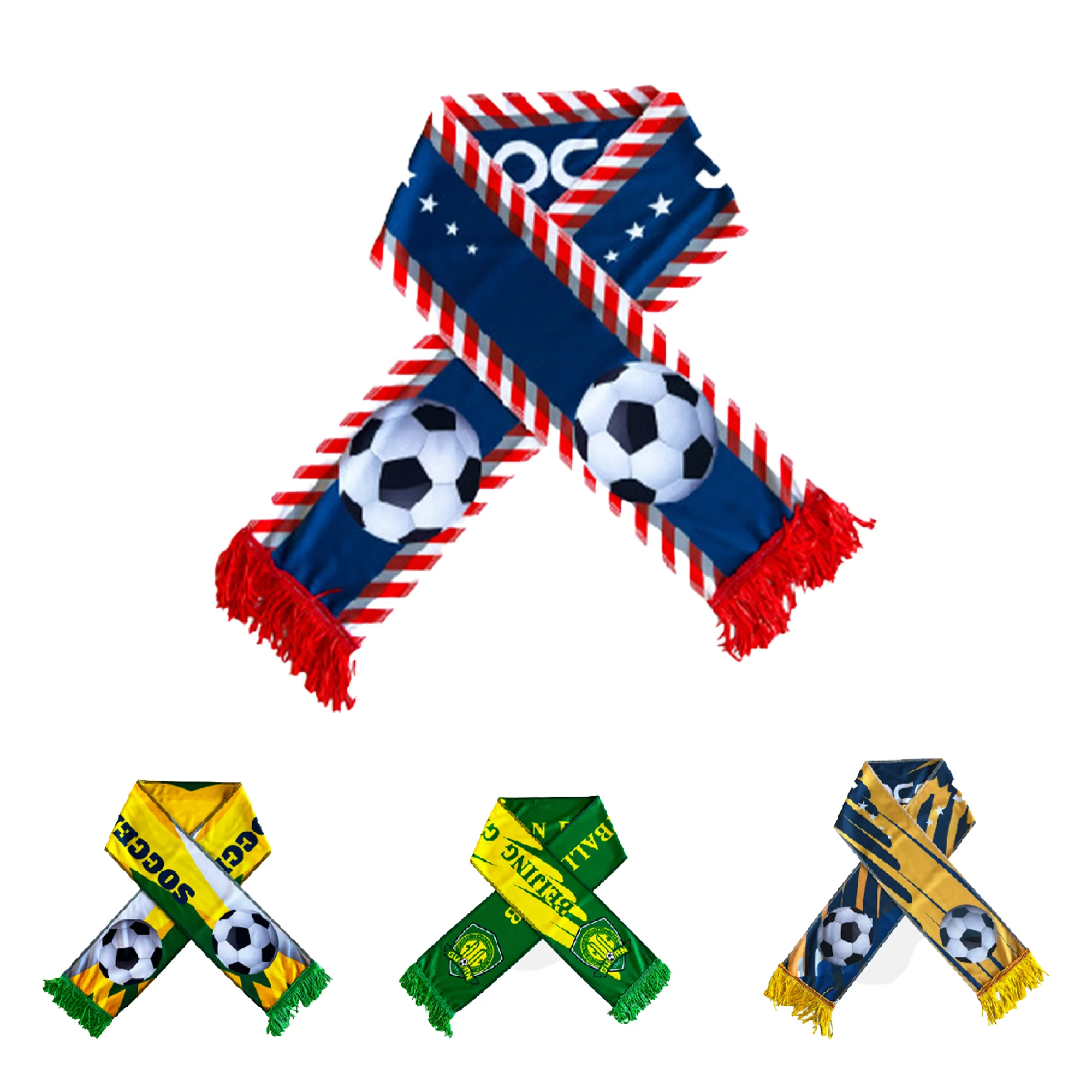 Custom Printed Soccer Scarves