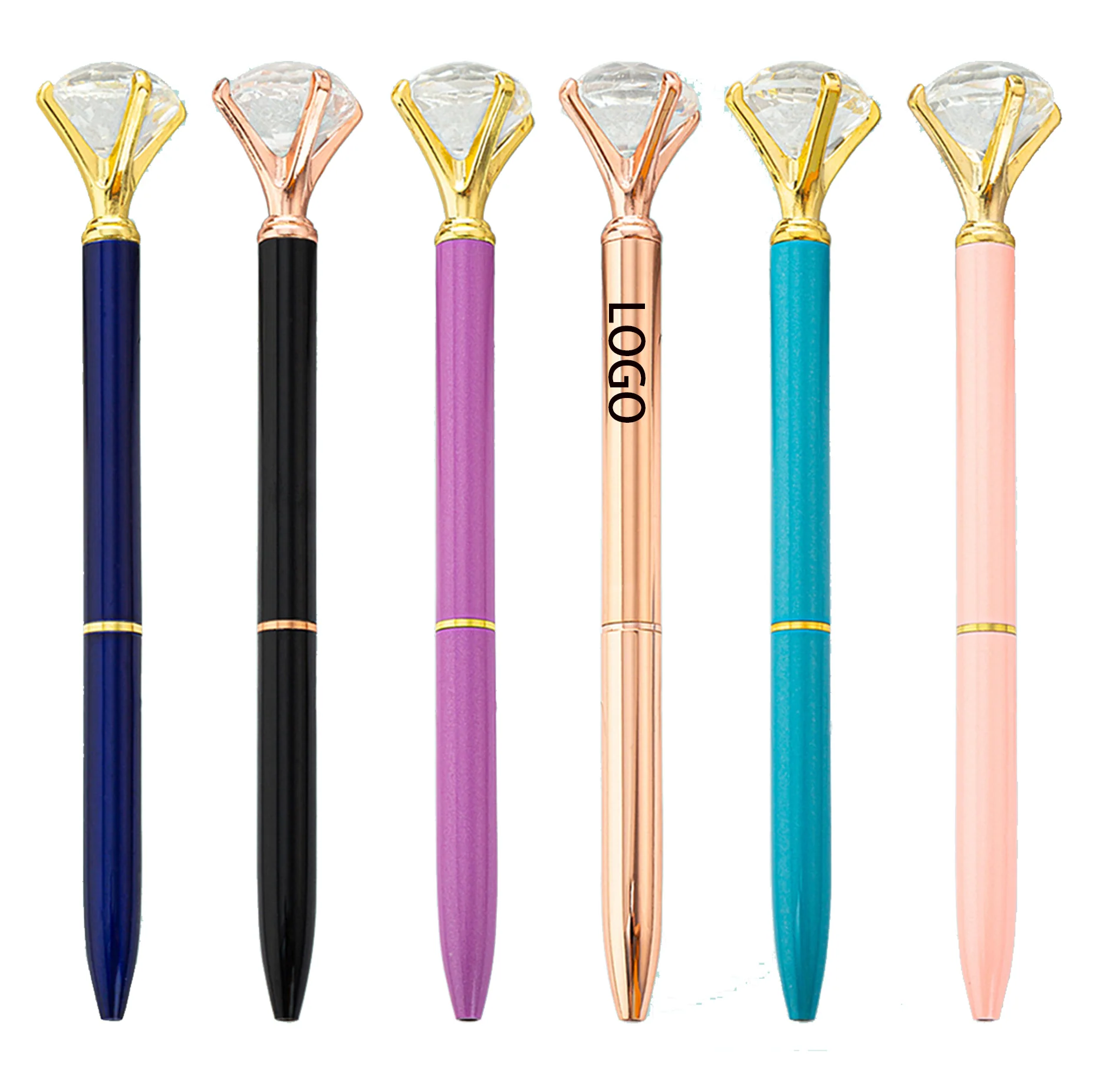 Bling Crystal Diamond  Metal Ballpoint Pens