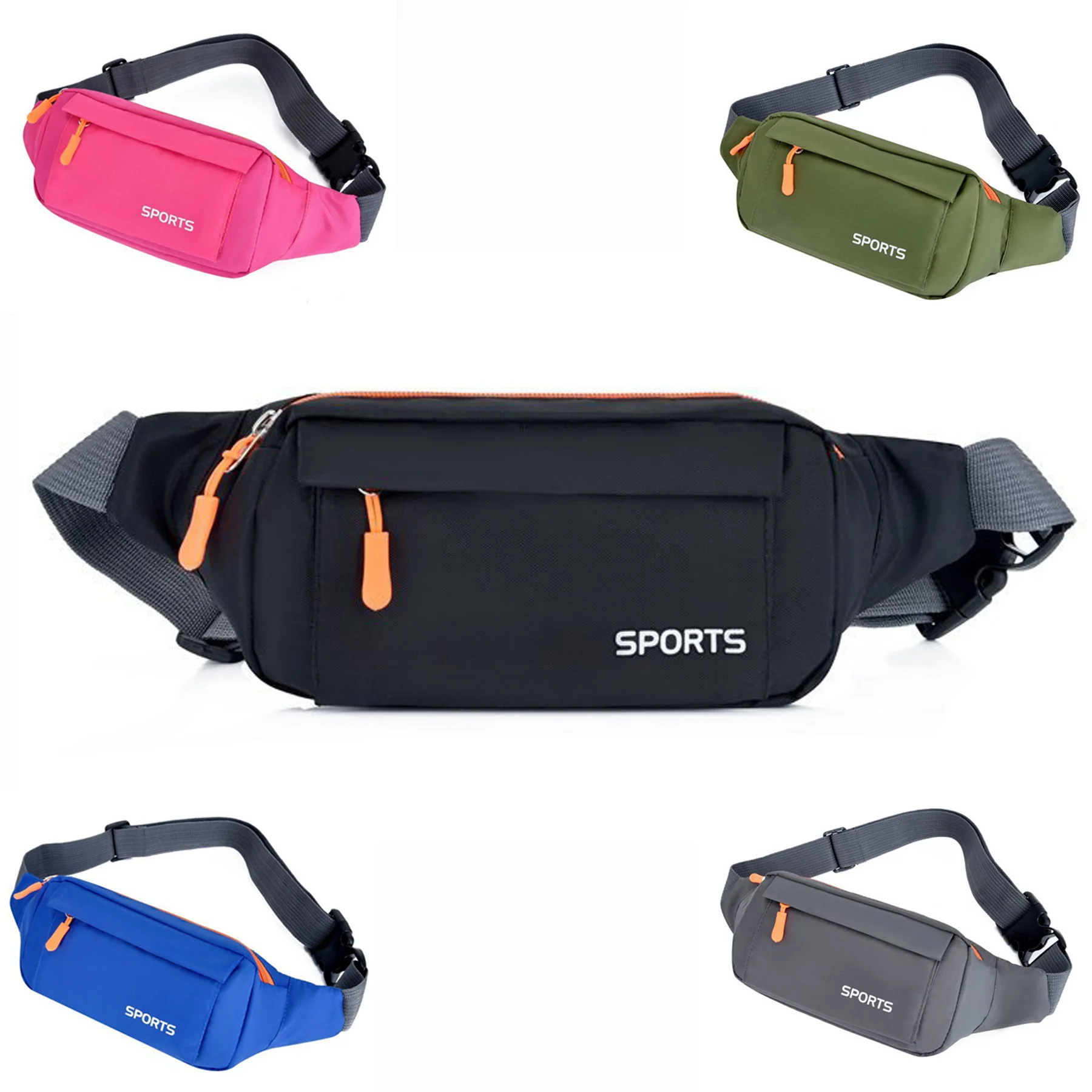 Logo Waist Bag Sports Chest Pack For Running & Travel