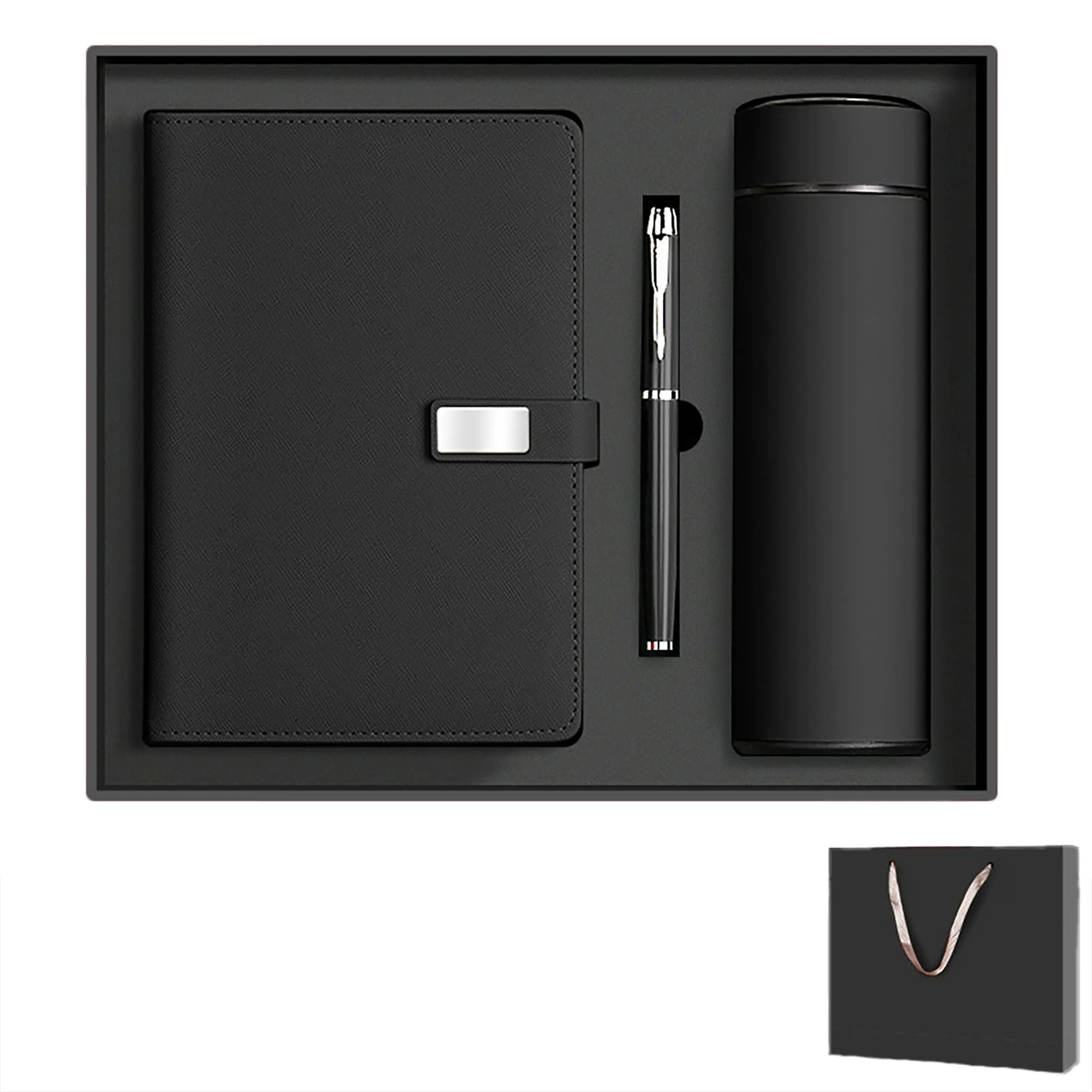 Fashion Thermos Cup Notebook Gift Box Set