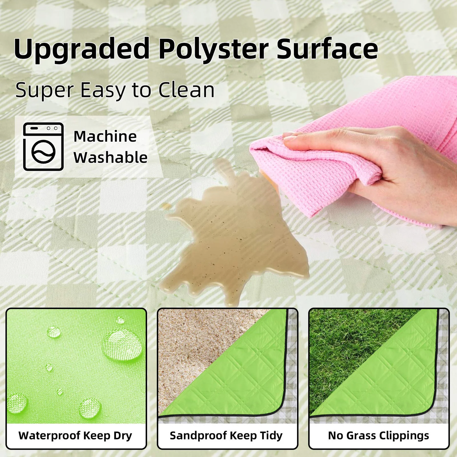 80 Inch Oxford Cloth Picnic Mat