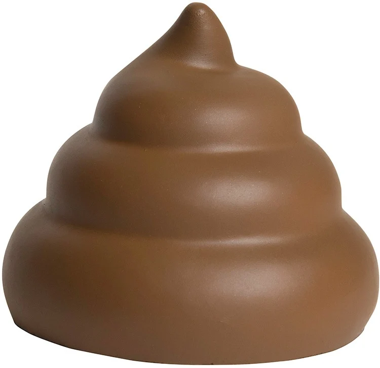 Pu Foam Emoji Poop Stress Ball