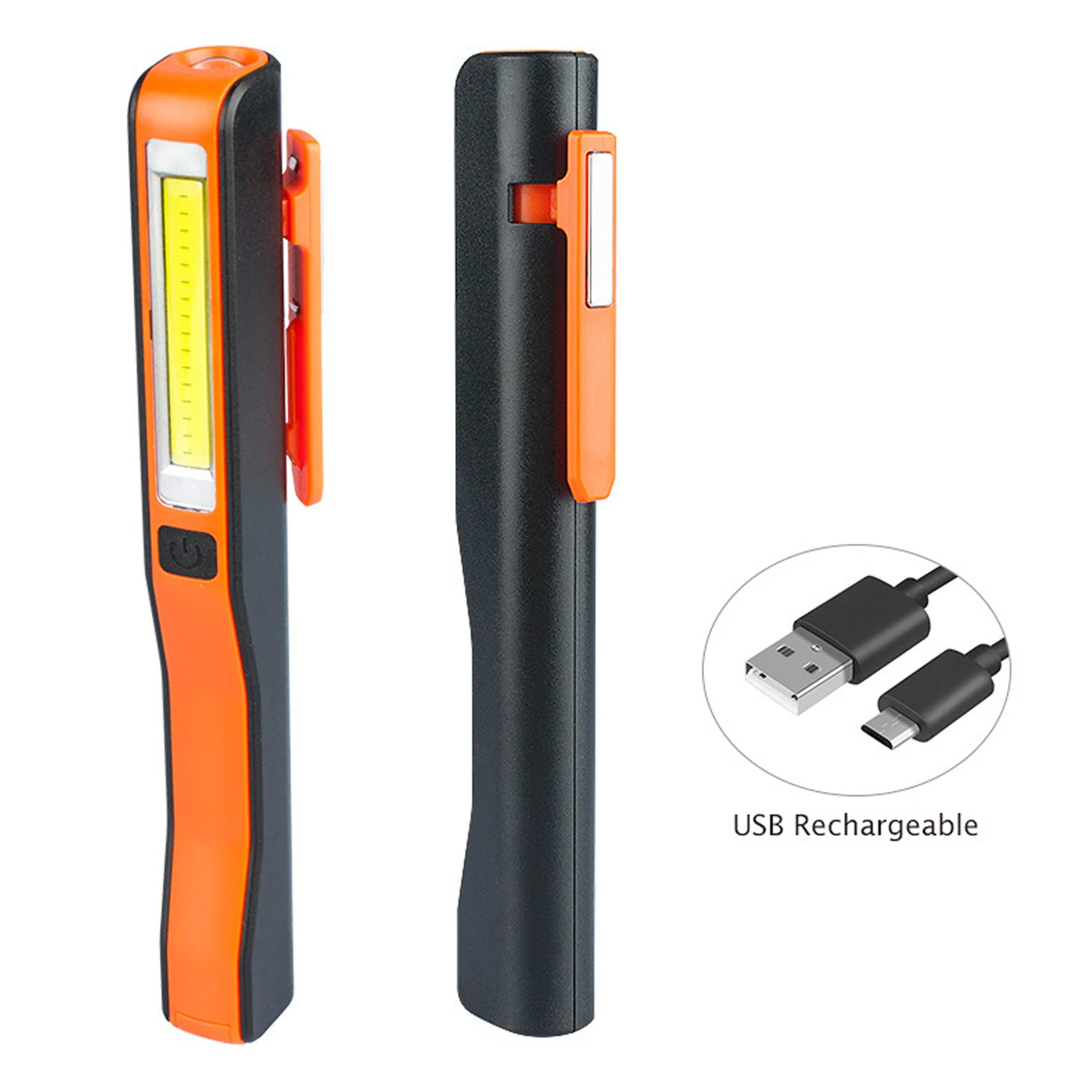 Rechargeable LED Work Light with Magnetic Clip
