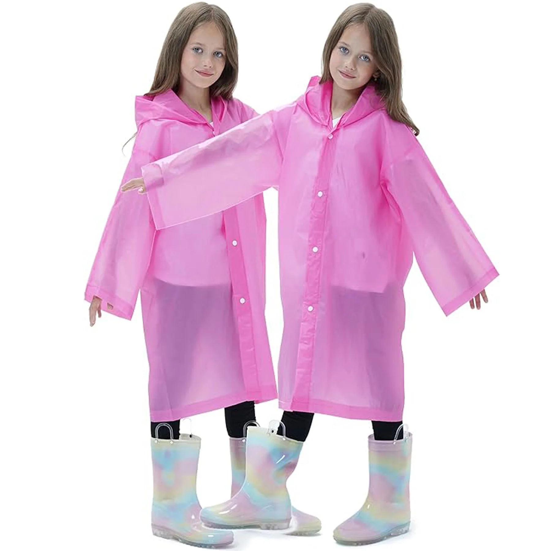 Reusable Waterproof Raincoats for Kids