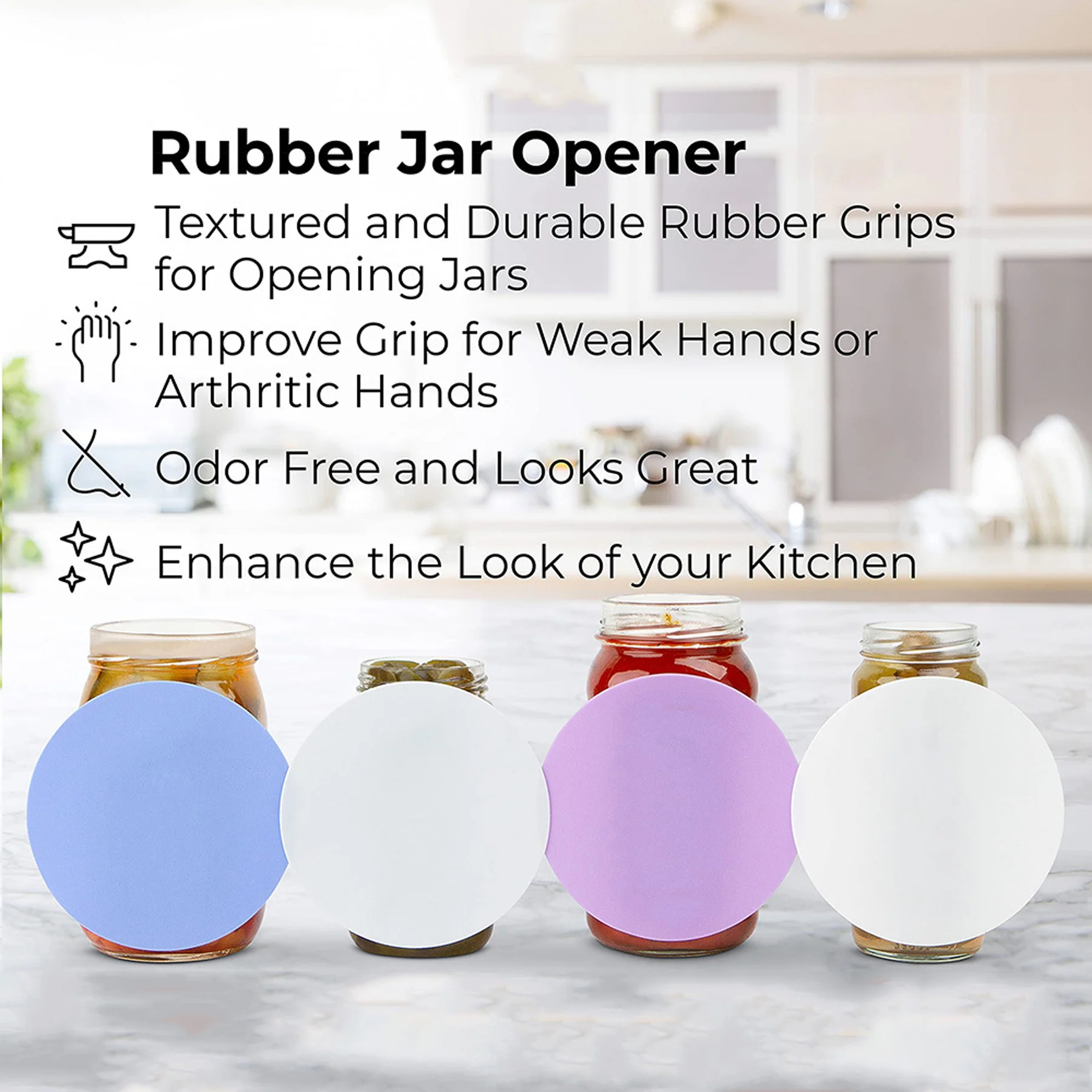 Round Silicone Coaster Opener