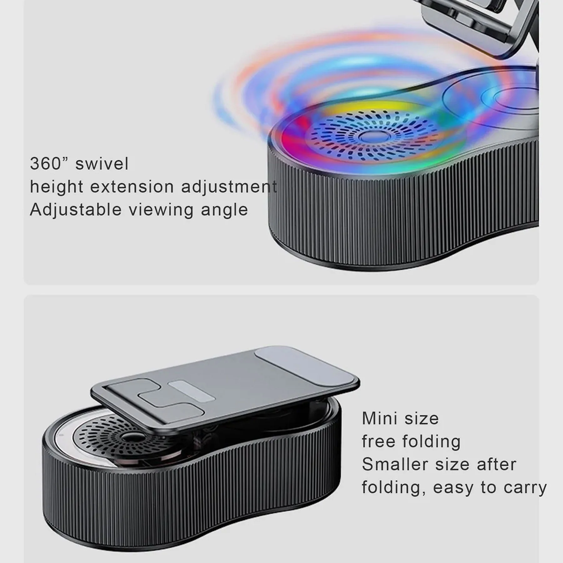 Bluetooth Speaker With Phone Holder