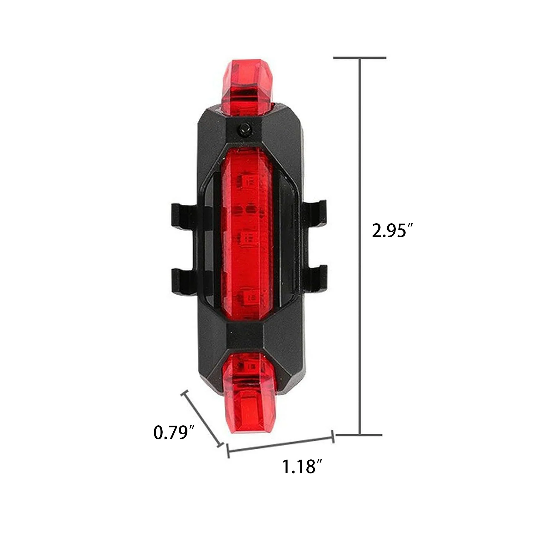 Bicycle Rear Safety Warning Light