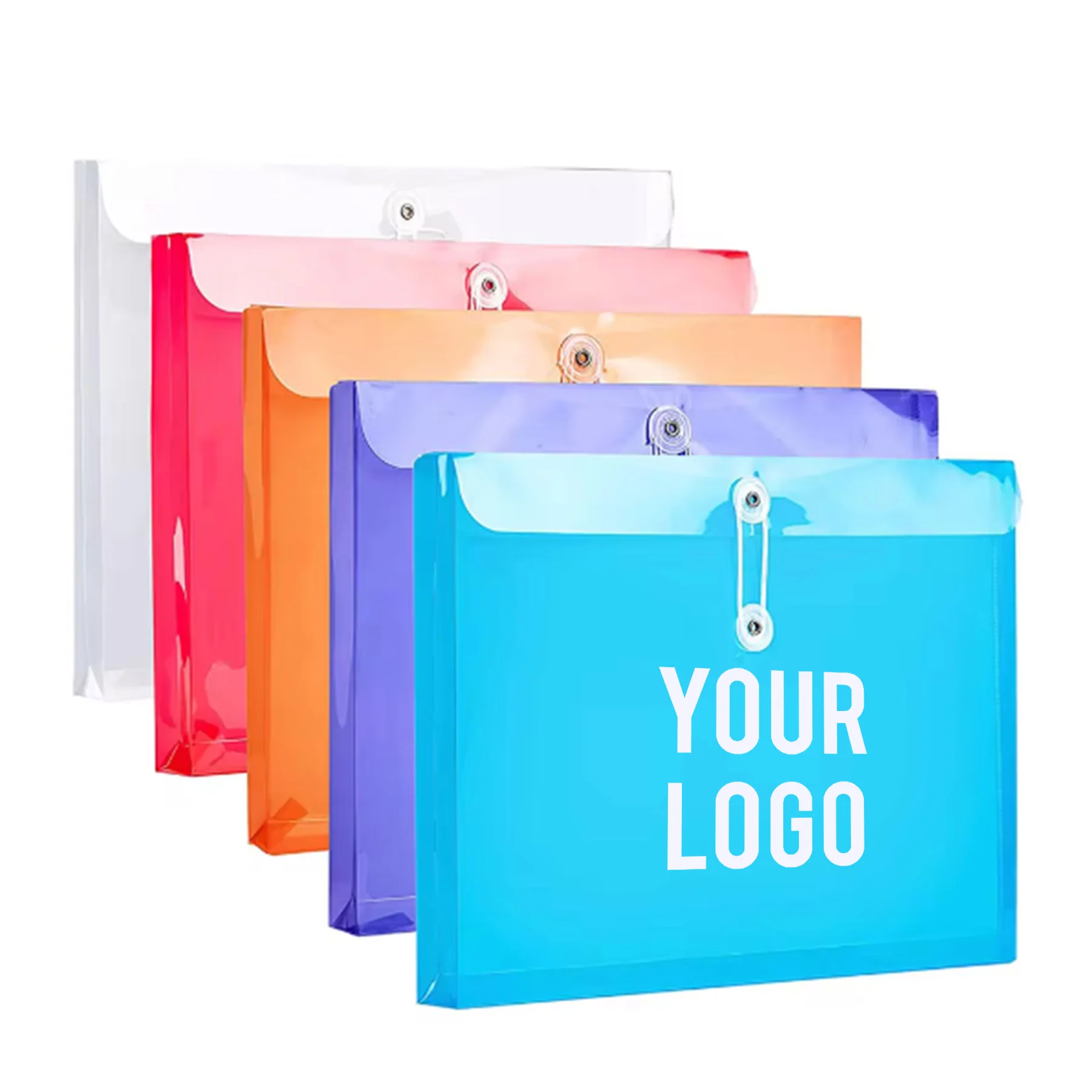 Envelopes Poly File Folders Tied Buckle
