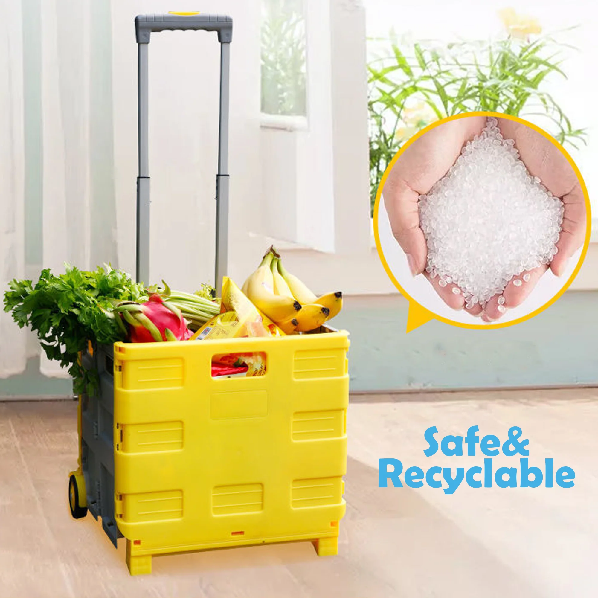 Foldable Portable Luggage Trolley