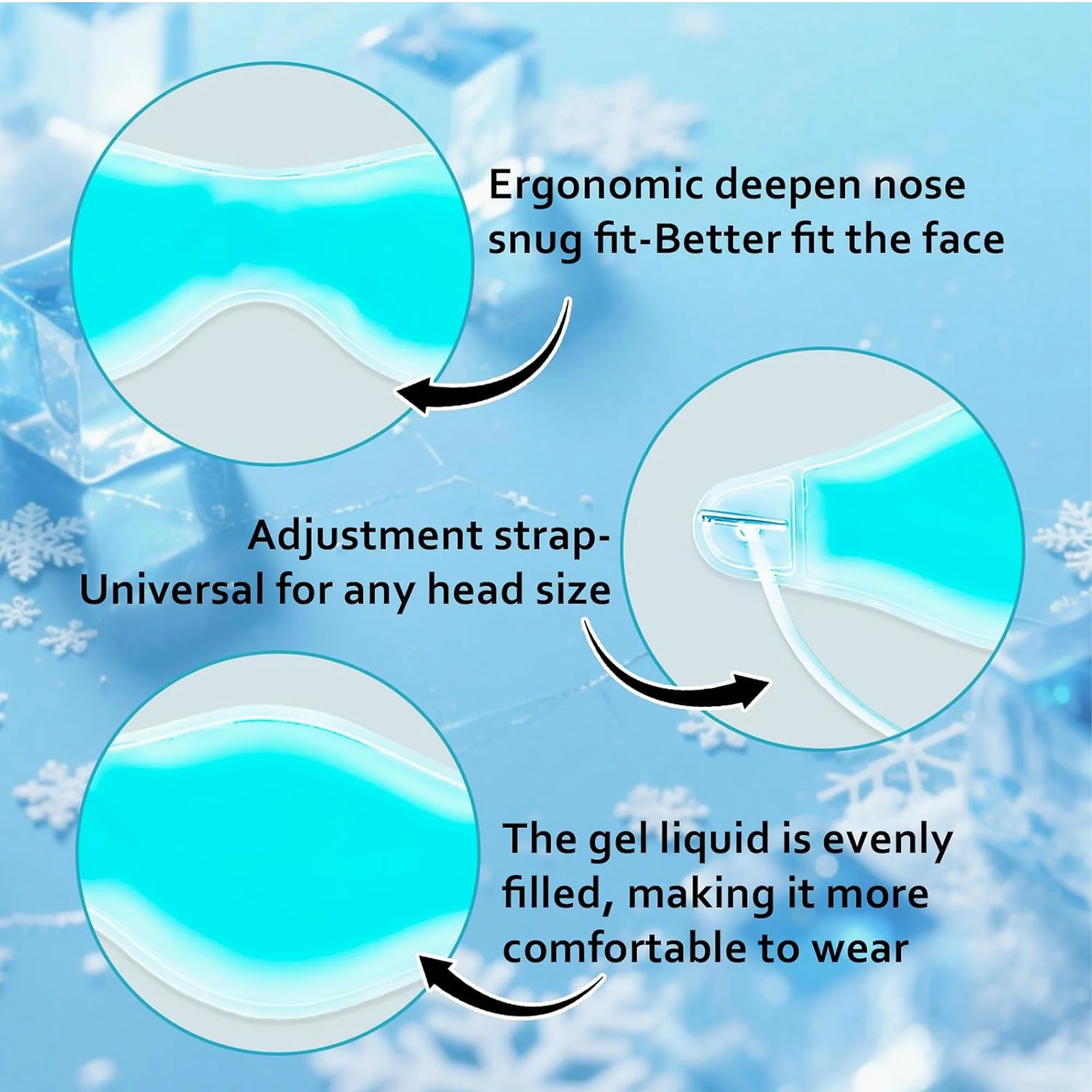 PVC Cooling Gel Eye Mask
