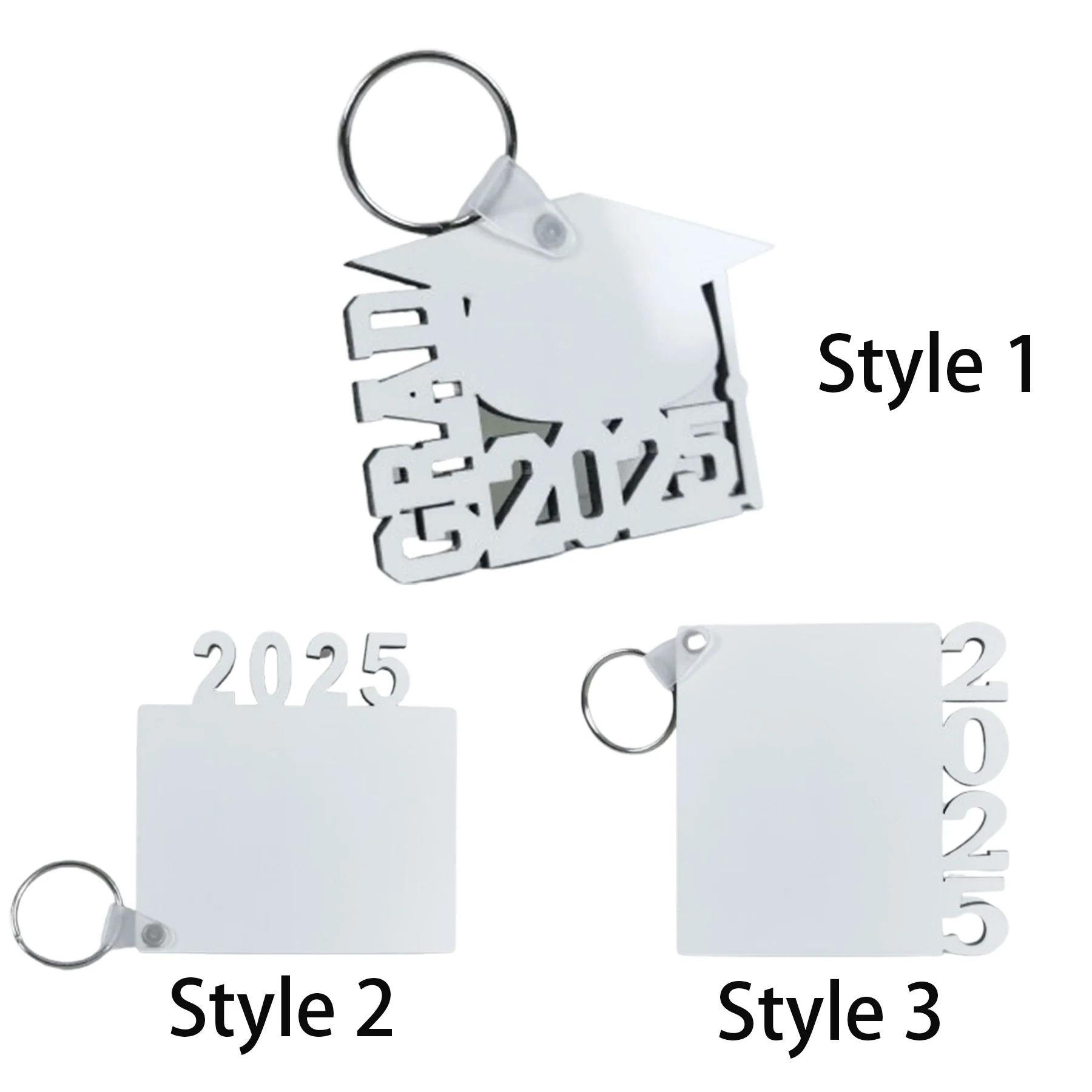 Blank Heat Transfer Keychain 2025 Graduation Season Gift