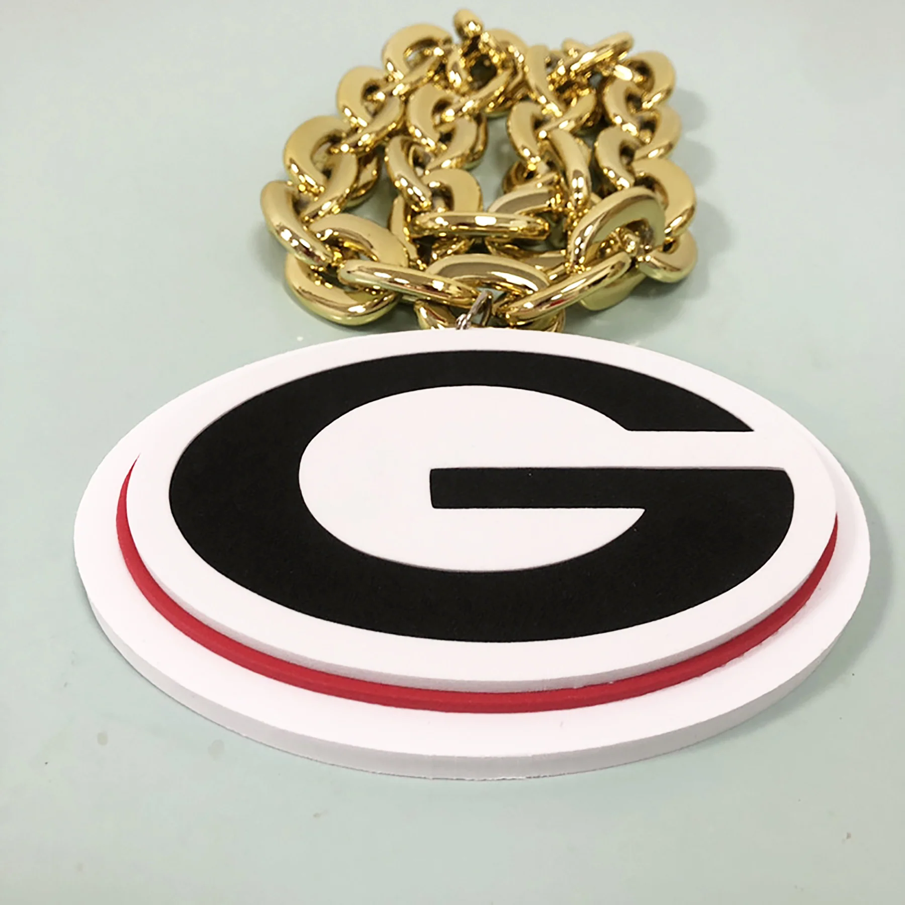 3D Eva Sports Big Chain Necklace
