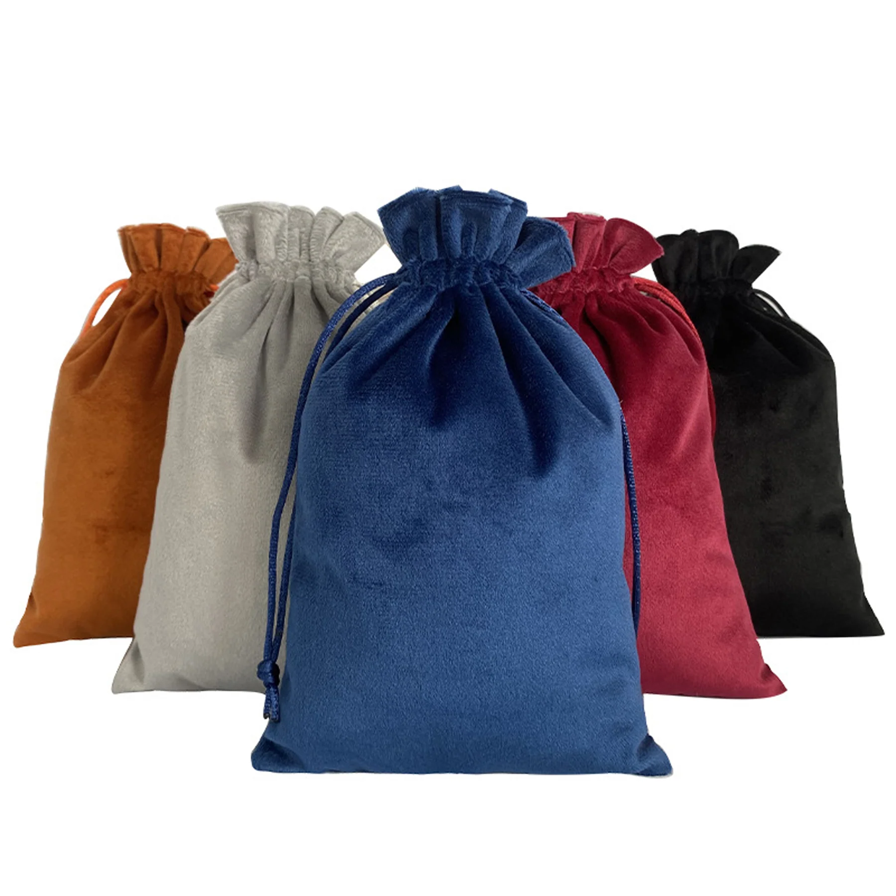 Lace Velvet Drawstring Pocket