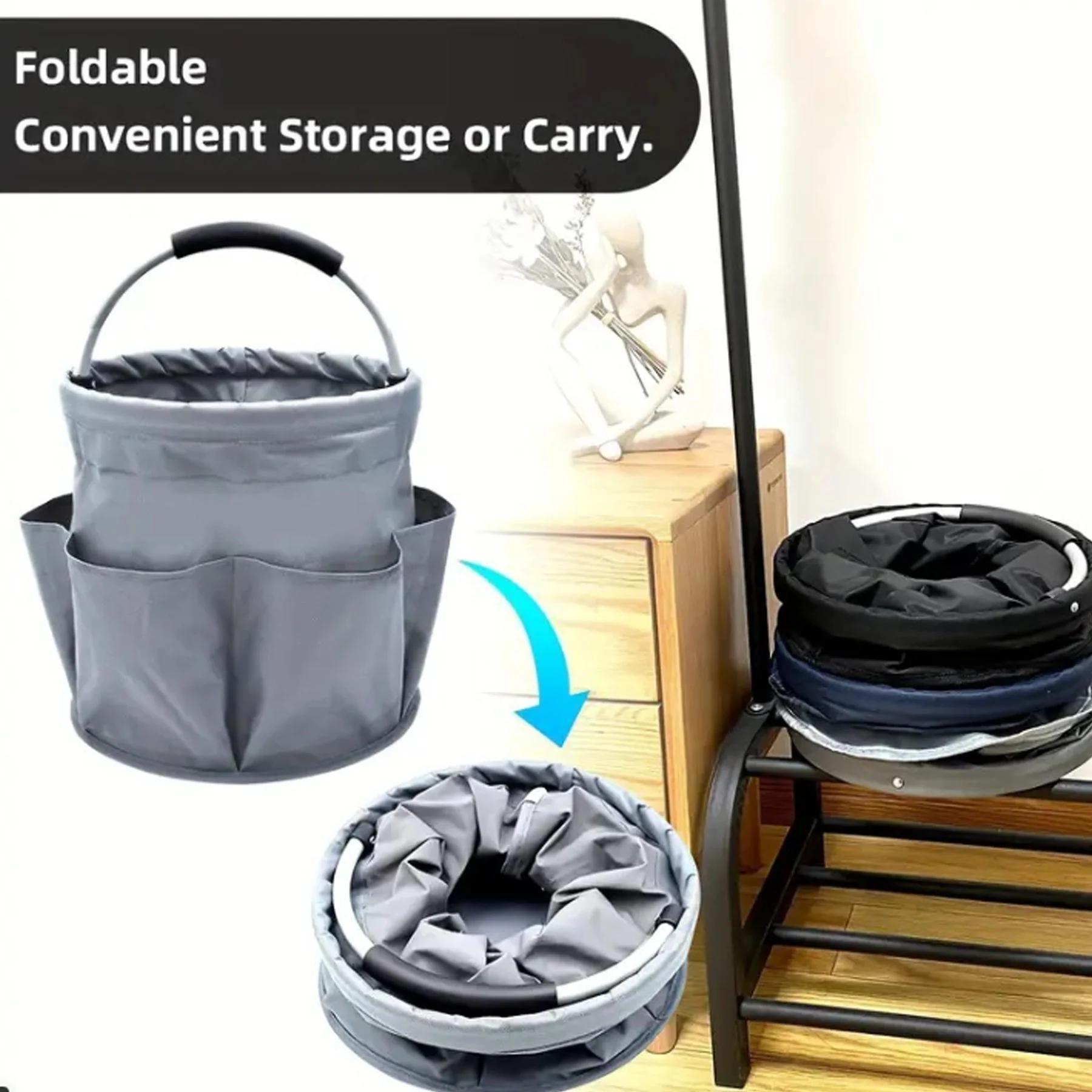 Foldable Outdoor Utility Basket