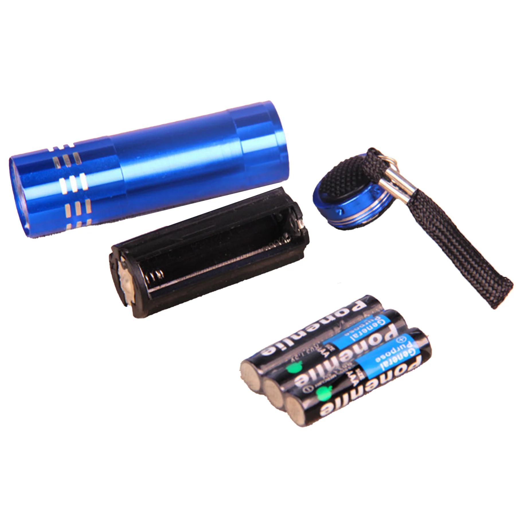 Mini 10 Led Uv Violet Flashlight With Battery