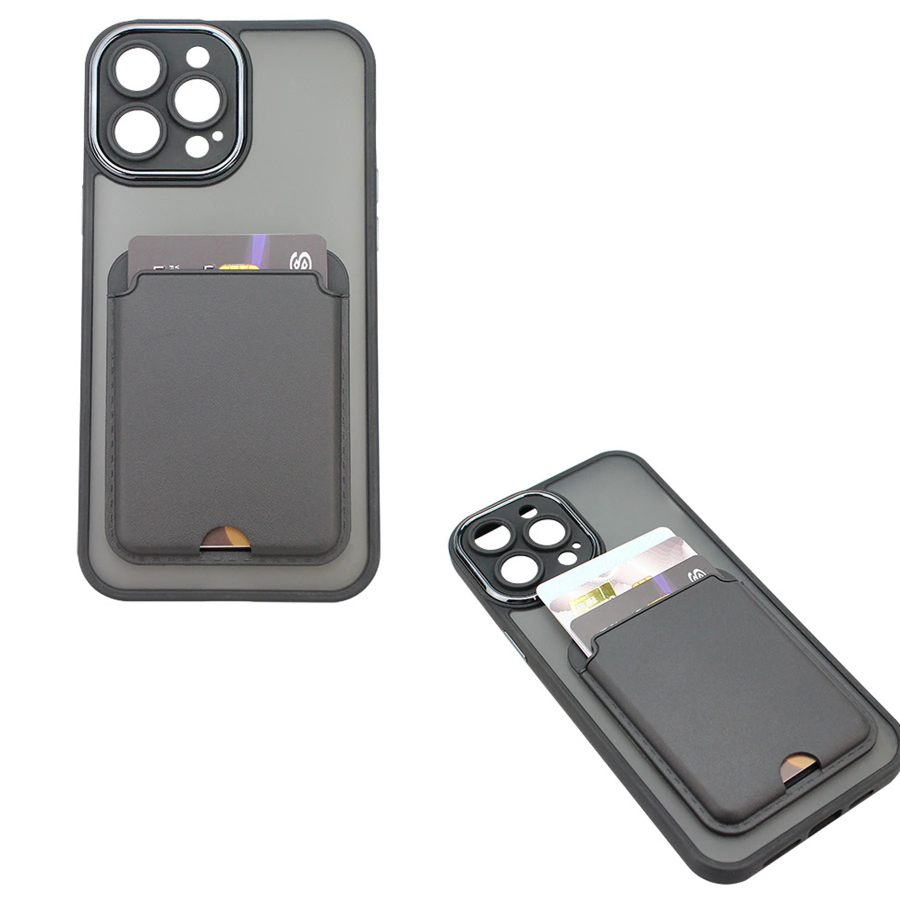 Large Capacity Cell Phone Back Sticker Card Holder