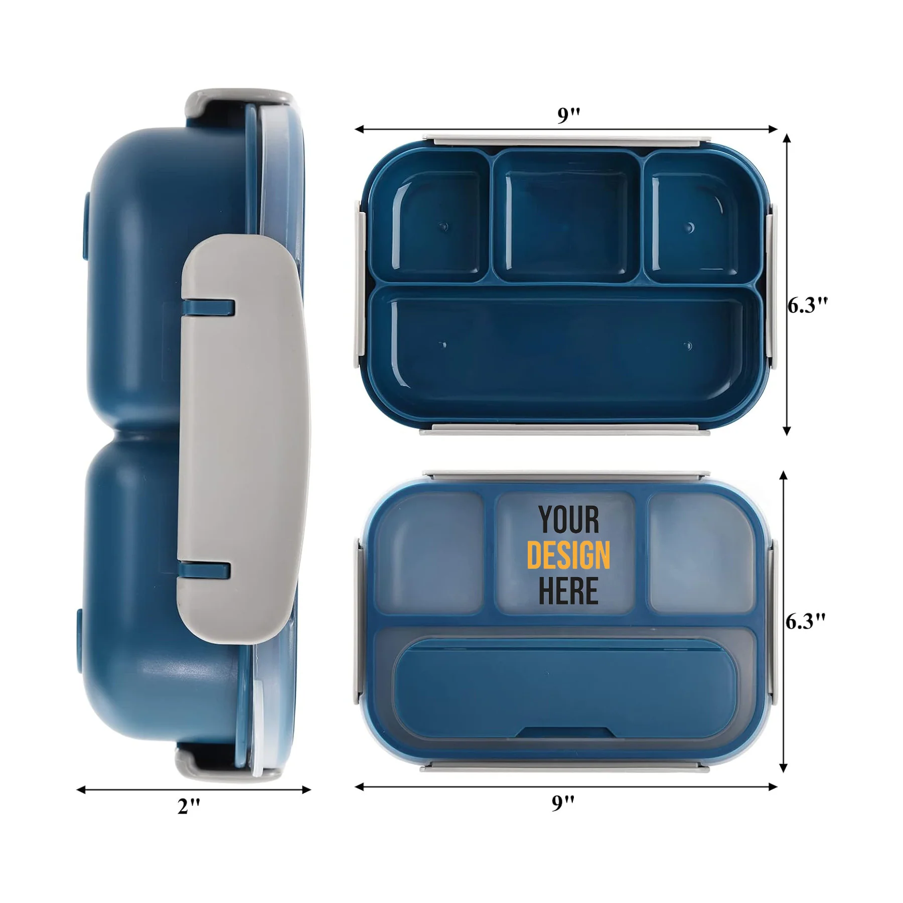 Lightweight Plastic Lunch Box