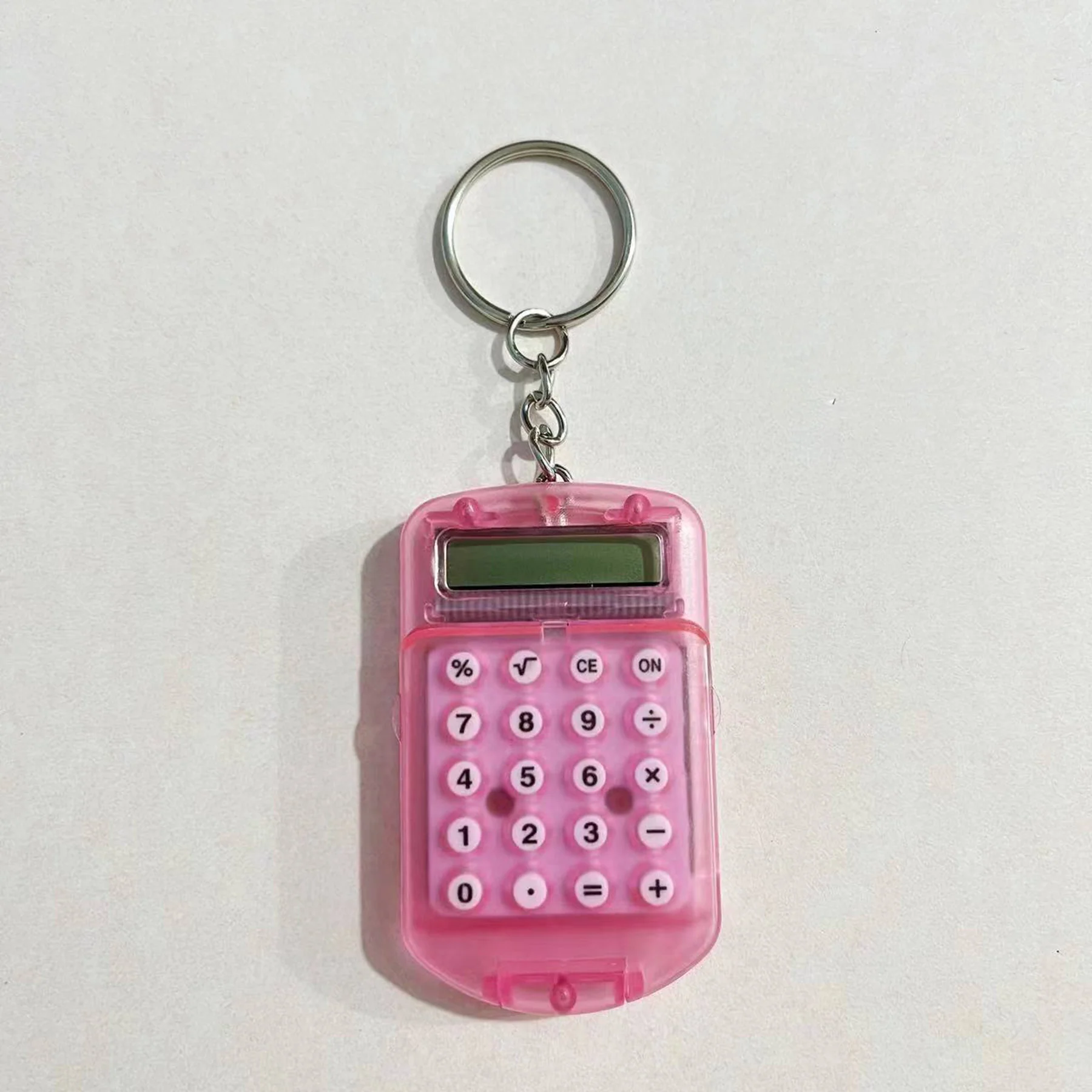 8-Digit Pocket Clamshell Electronic Calculator W/ KeyChain